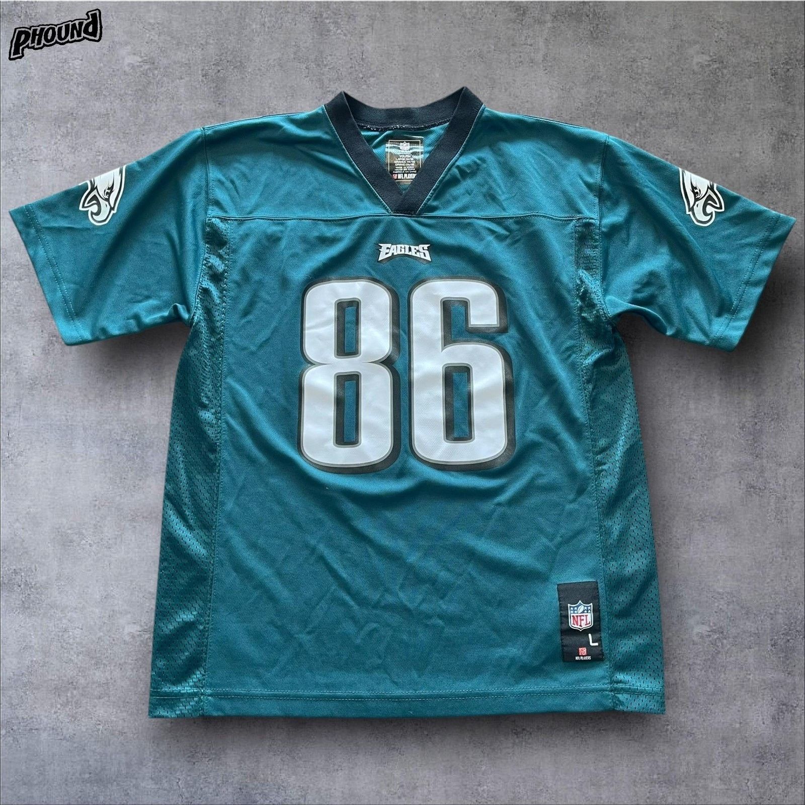 NFL Philadelphia Eagles Jersey Youth Large Football Zach Ertz Size US L / EU 52-54 / 3 - 1 Thumbnail