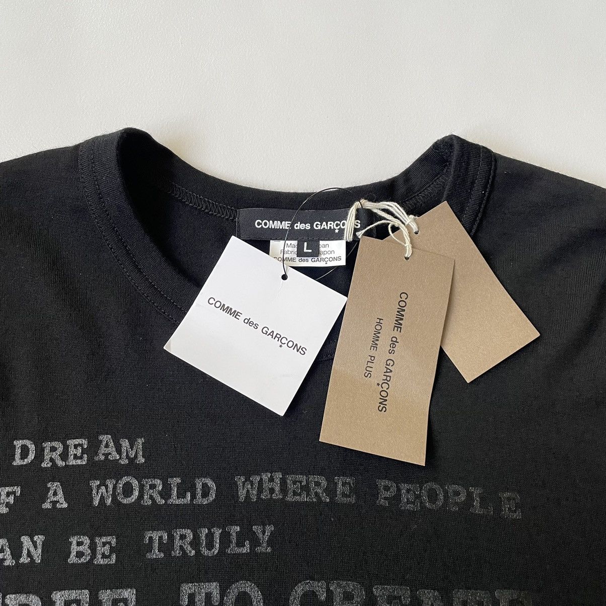 Comme des Garcons A/W 11 Black Wool ‘Poem’ Sweater Size US M / EU 48-50 / 2 - 2 Thumbnail