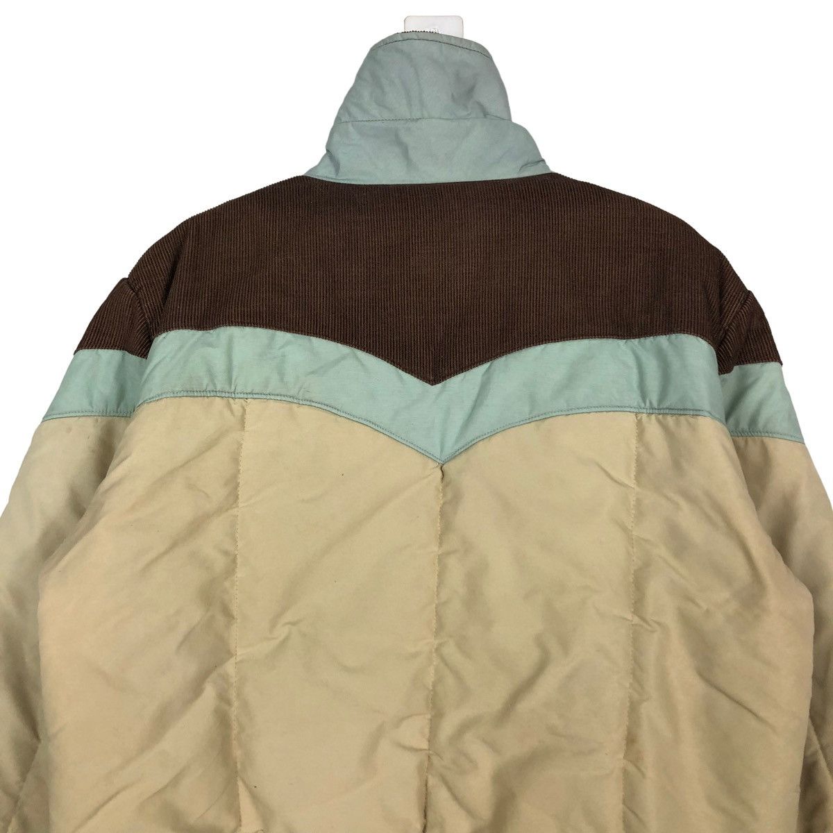 Levi's 🔥VINTAGE BIKER LEVI’S USA PUFFER DOWN JACKET MULTI COLOUR Size US M / EU 48-50 / 2 - 9 Thumbnail