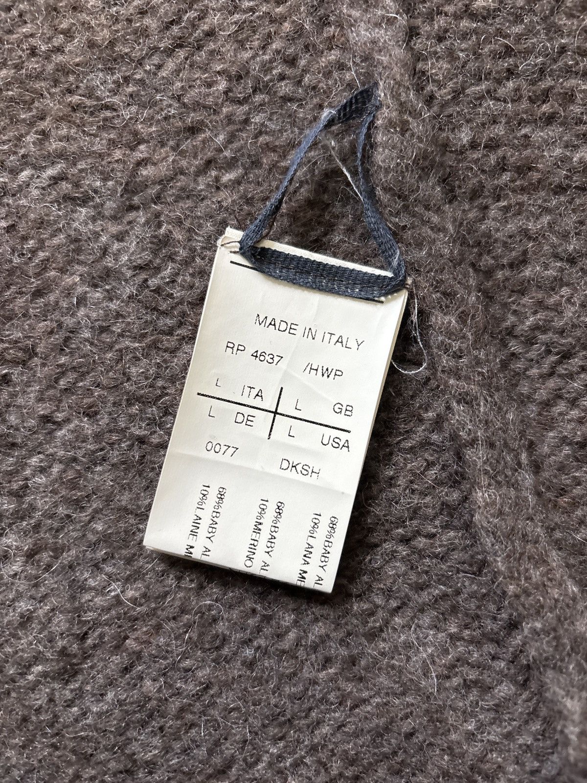 Rick Owens FW09 CRUST Long Knit Jacket Size US L / EU 52-54 / 3 - 9 Thumbnail
