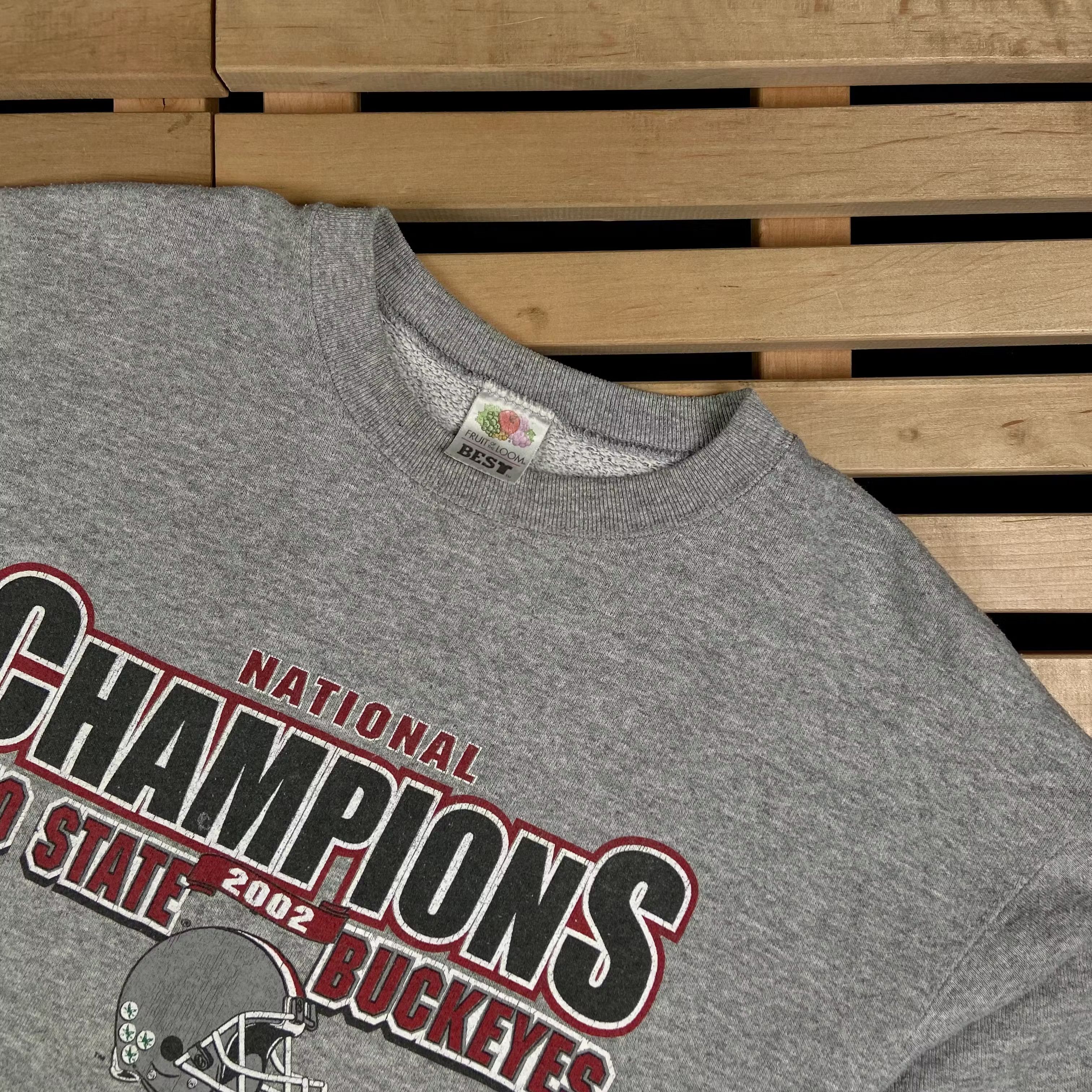 Vintage Mens Sweatshirt Champions National Ohio State 2002 Size L Size US L / EU 52-54 / 3 - 2 Thumbnail
