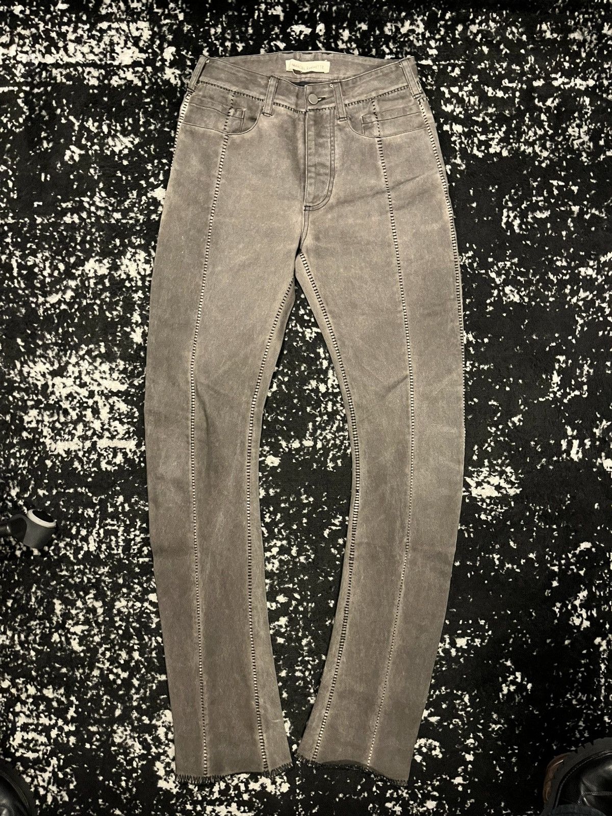 Marcel Everette Overlock Stitch J-Cut Denim Size US 28 / EU 44 - 1 Thumbnail