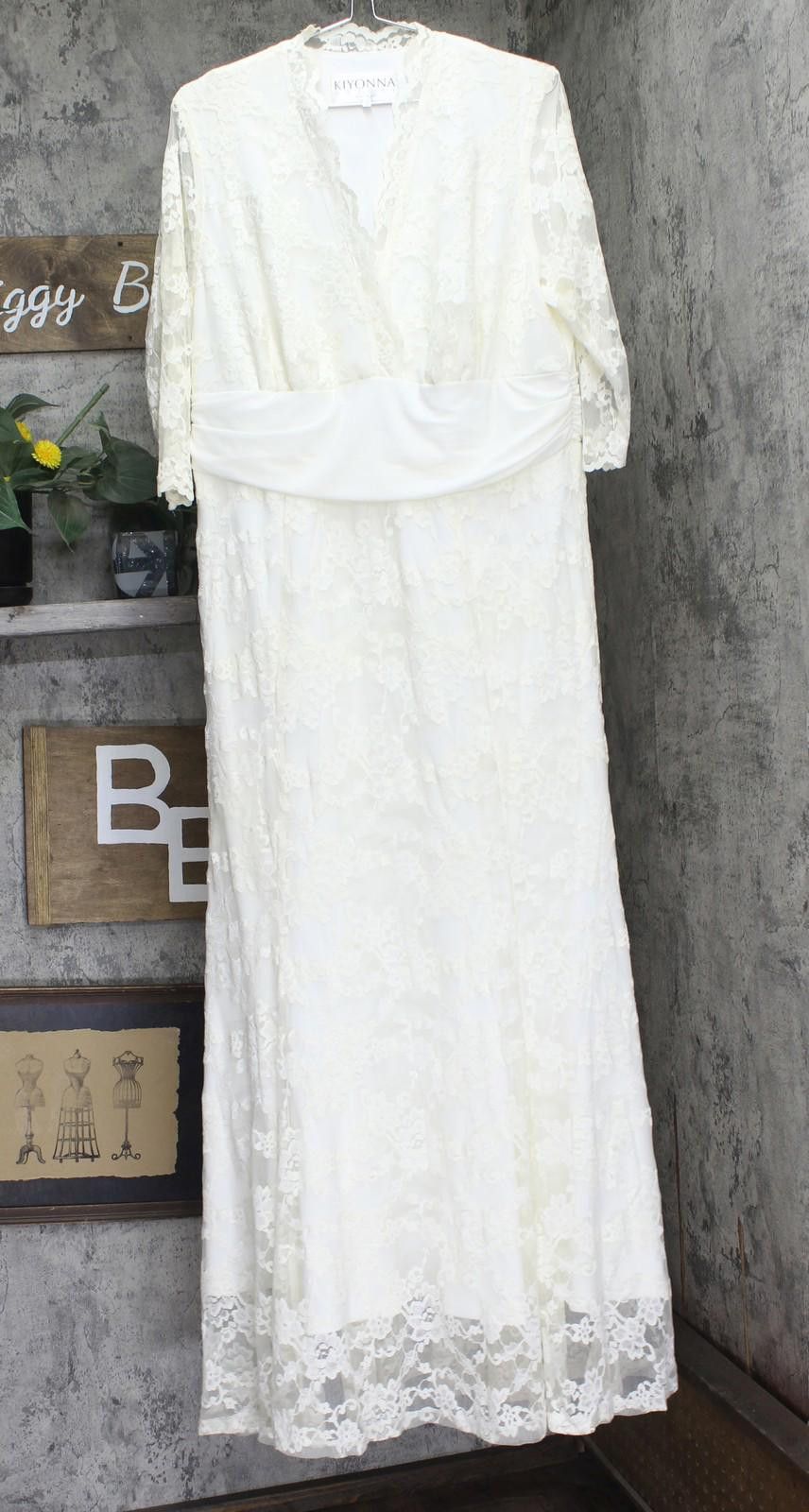 Kiyonna Bridal Bridal Wedding Dress #2610 Ivory White - Main Image