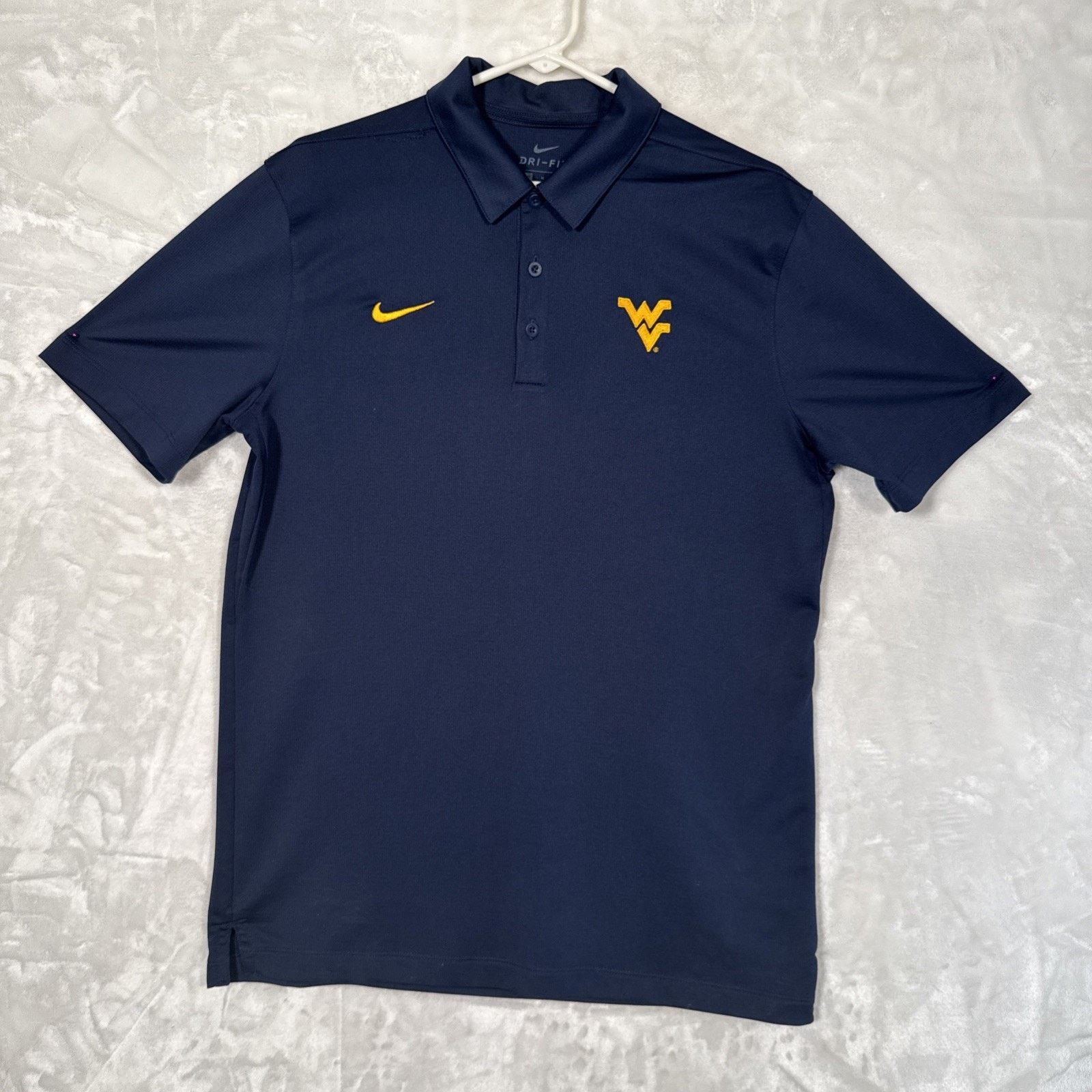 Nike NIKE STANDARD DRI-FIT WVU WEST VIRGINIA MOUNTAINEERS POLO Size US M / EU 48-50 / 2 - 1 Thumbnail