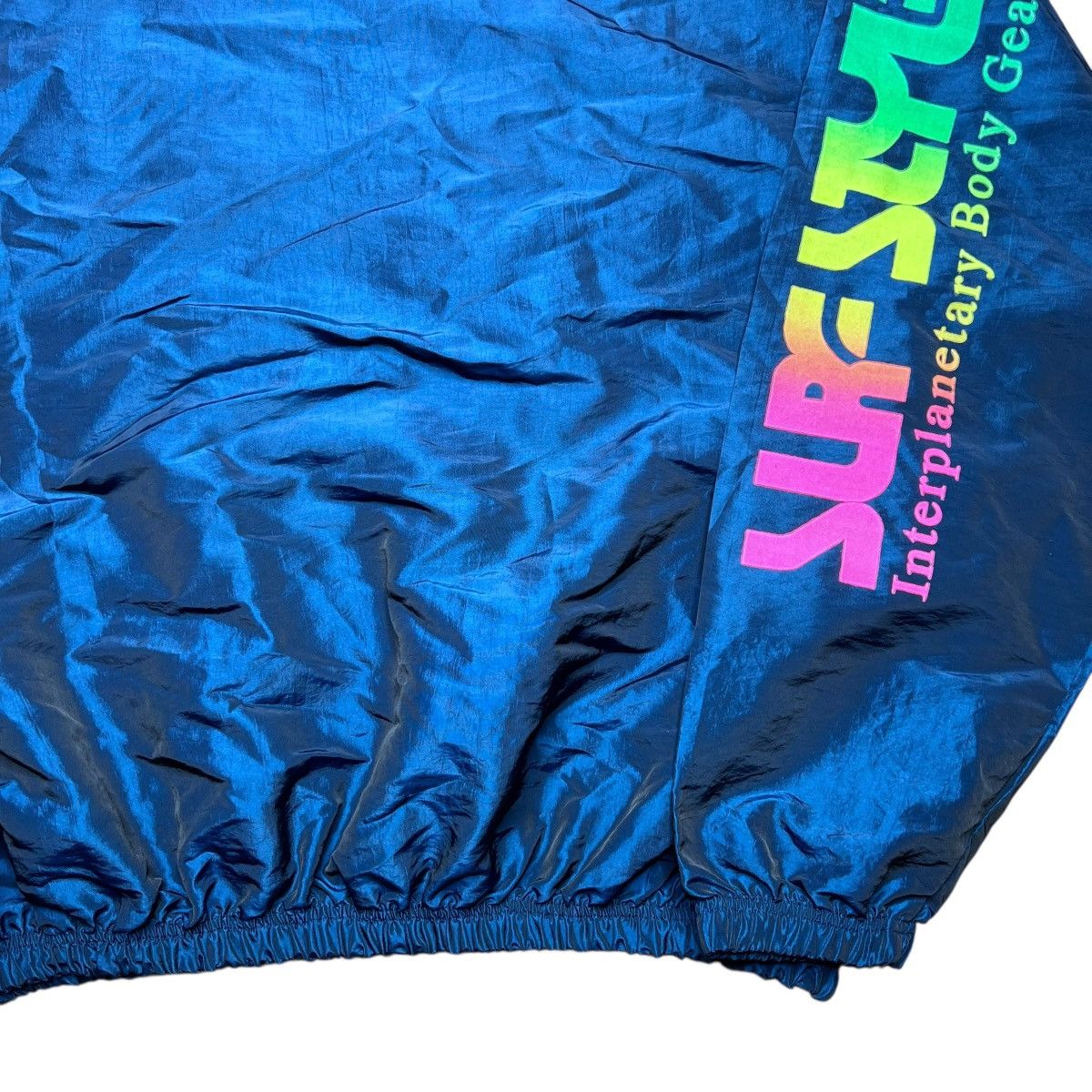 Vintage Vintage 1980s Surf Style Body Gear Navy Windbreaker Jacket Size US XL / EU 56 / 4 - 21 Thumbnail