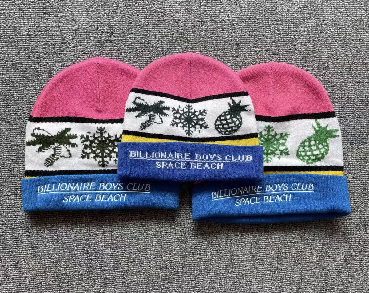 Billionaire Boys Club BBC Embroidered Knitted Christmas Beanie Size ONE SIZE - 1 Thumbnail