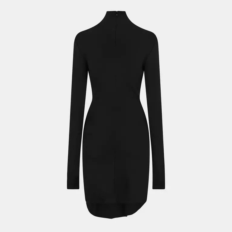 Off-White o1y1125 Mini Dress in Black Size S / US 4 / IT 40 - 2 Thumbnail