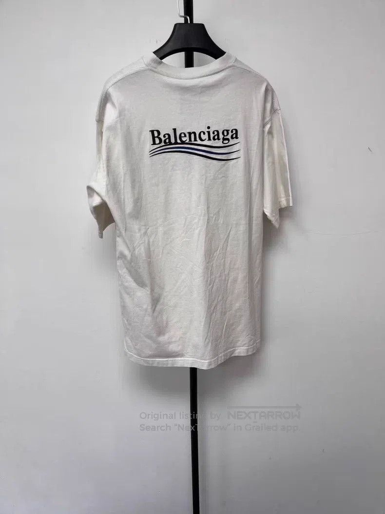 Balenciaga Balenciaga Logo Embroidery Pattern Short Sleeve T-Shirt Size US XS / EU 42 / 0 - 2 Thumbnail