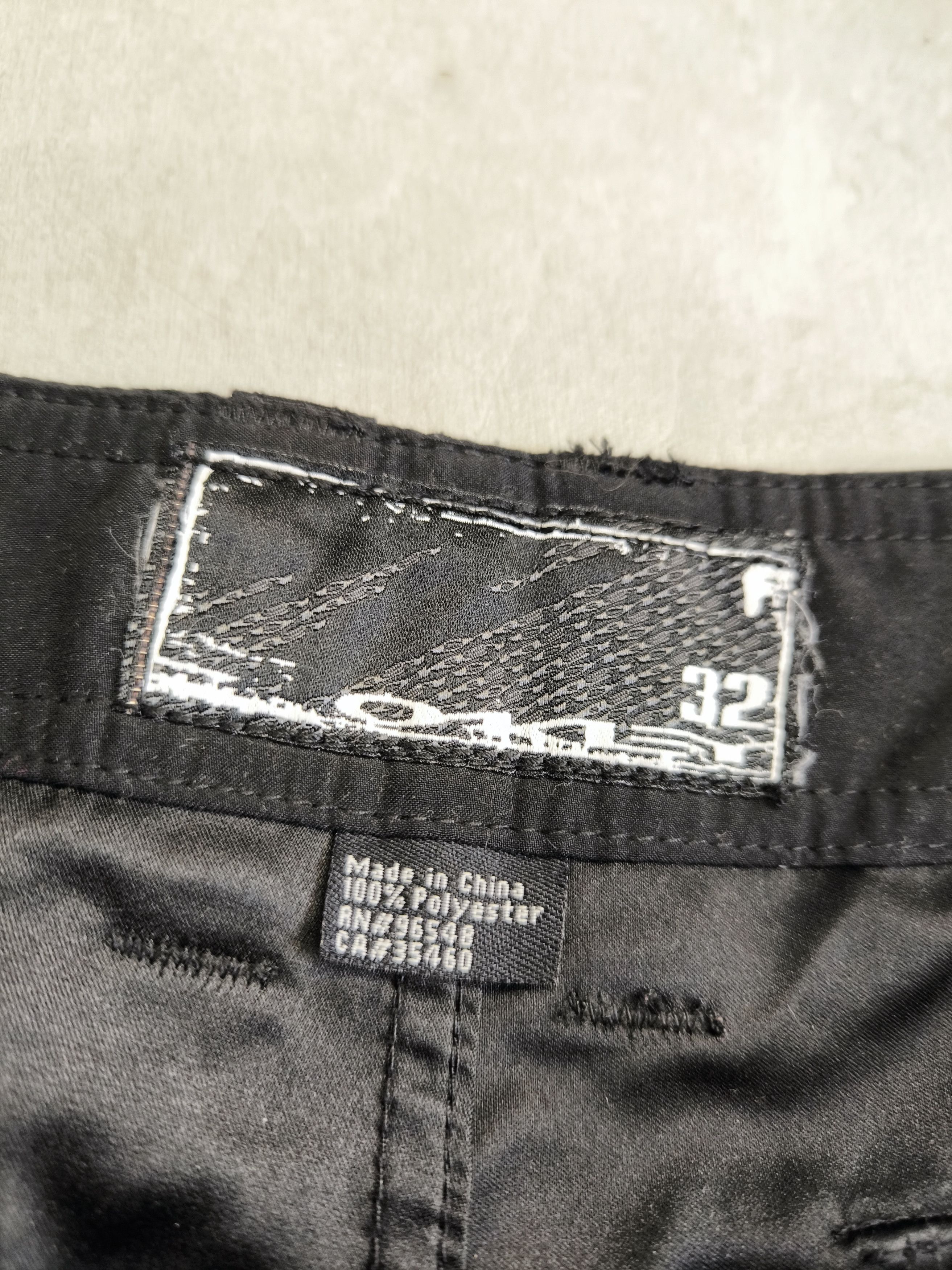 Oakley Oakley Black Cargo Trousers Pants 32 Size US 32 / EU 48 - 3 Thumbnail