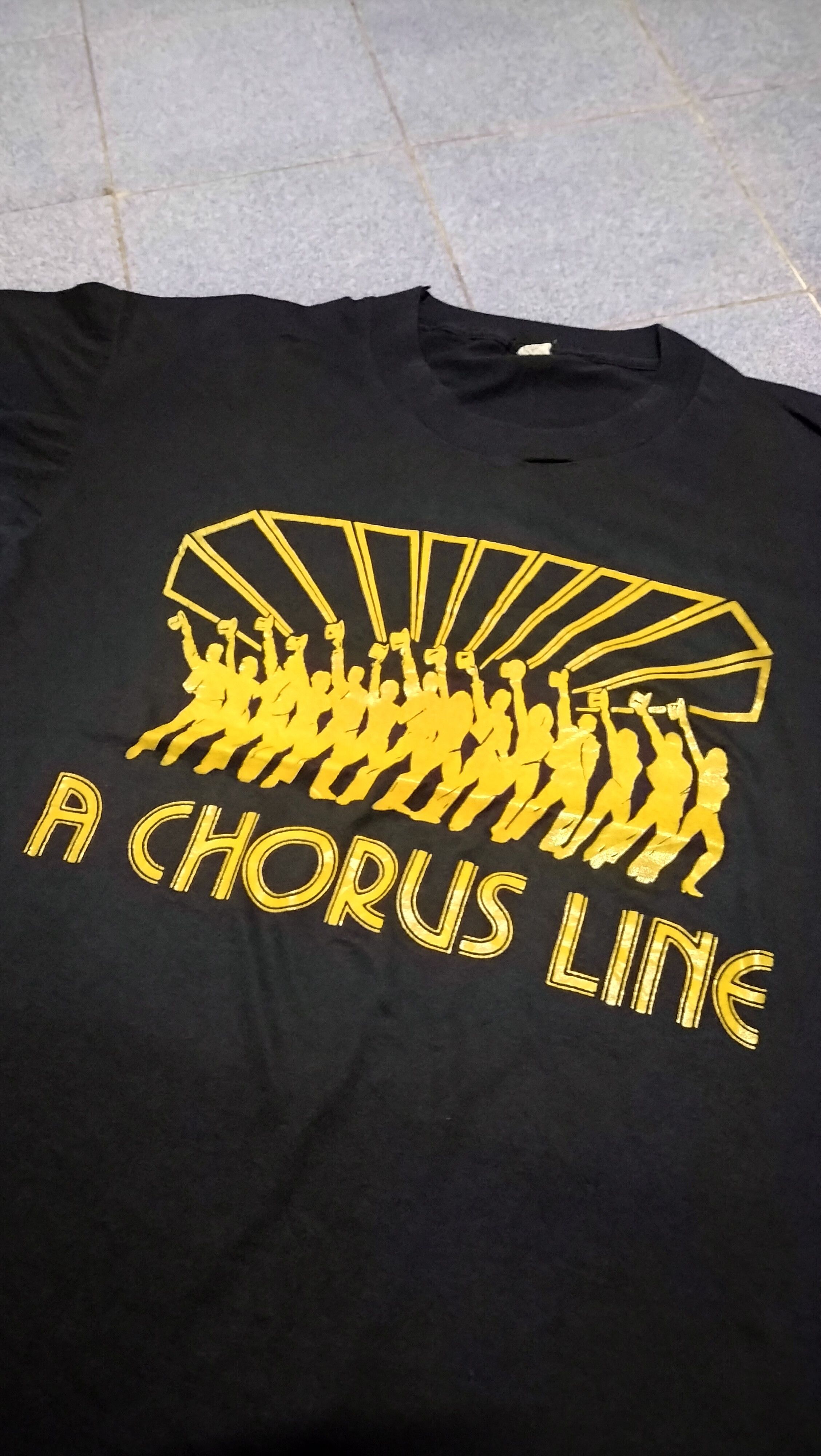 Band Tees Vintage 80s Chorus Line Group Paperthin Cotton blend Size US XL / EU 56 / 4 - 1 Thumbnail