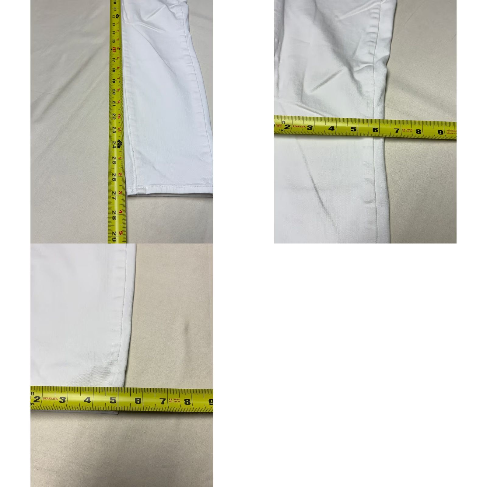 7 For All Mankind 7 For All Mankind The High Waist Ankle Skinny Jeans White Womens Size 26X27 Size 26" / US 2 / IT 38 - 9 Thumbnail
