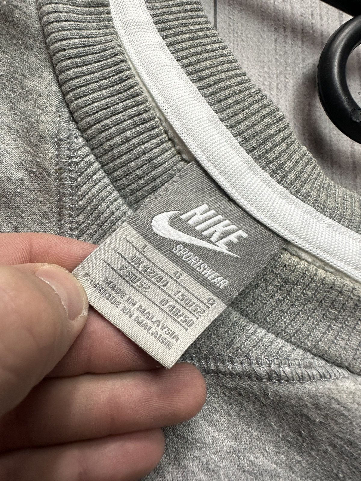 Nike × Vintage Vintage Nike sweatshirt big logo size L Size US L / EU 52-54 / 3 - 7 Thumbnail