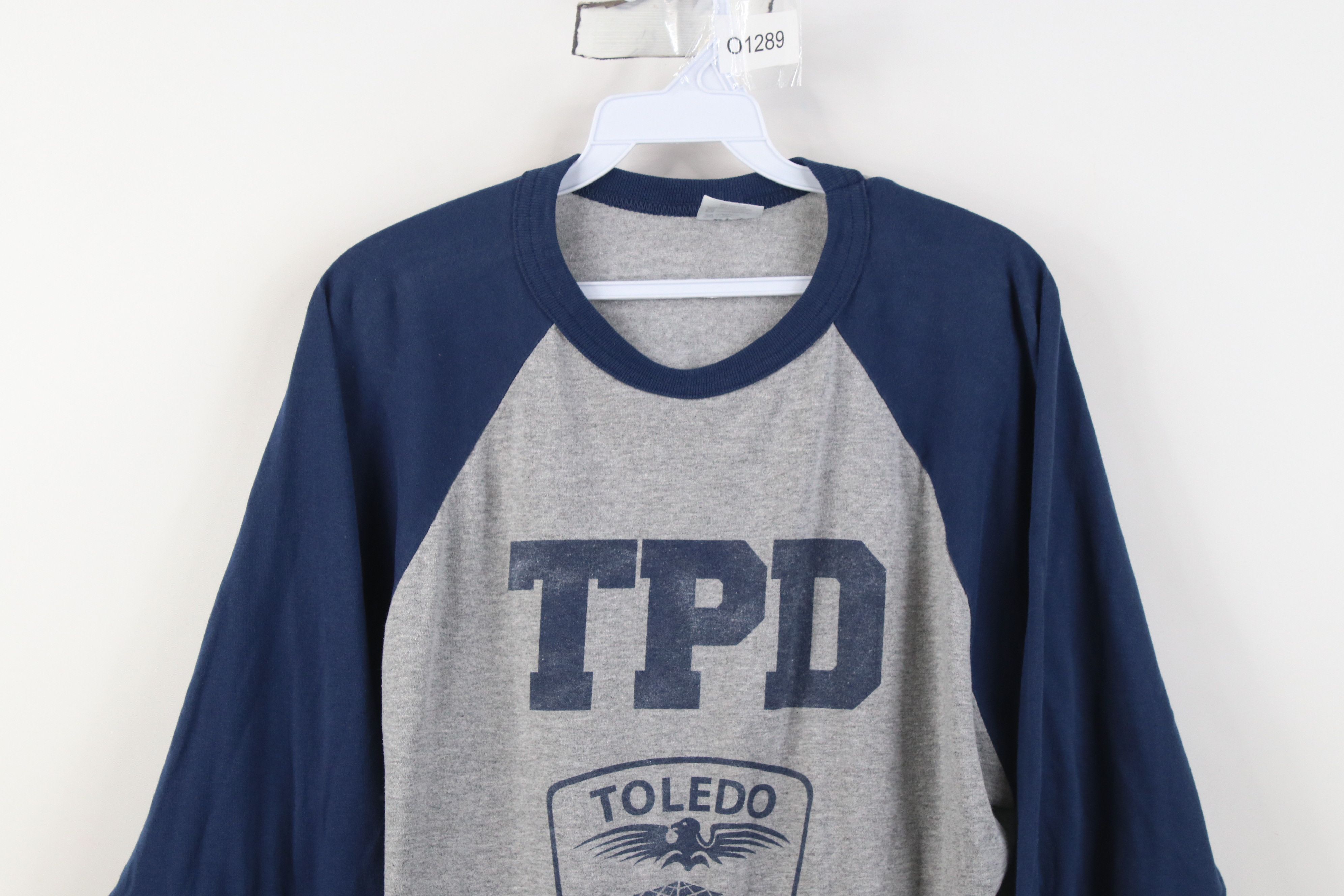Vintage Vintage Y2K Toledo Police 3/4 Sleeve Baseball Raglan T-Shirt Size US XL / EU 56 / 4 - 2 Thumbnail