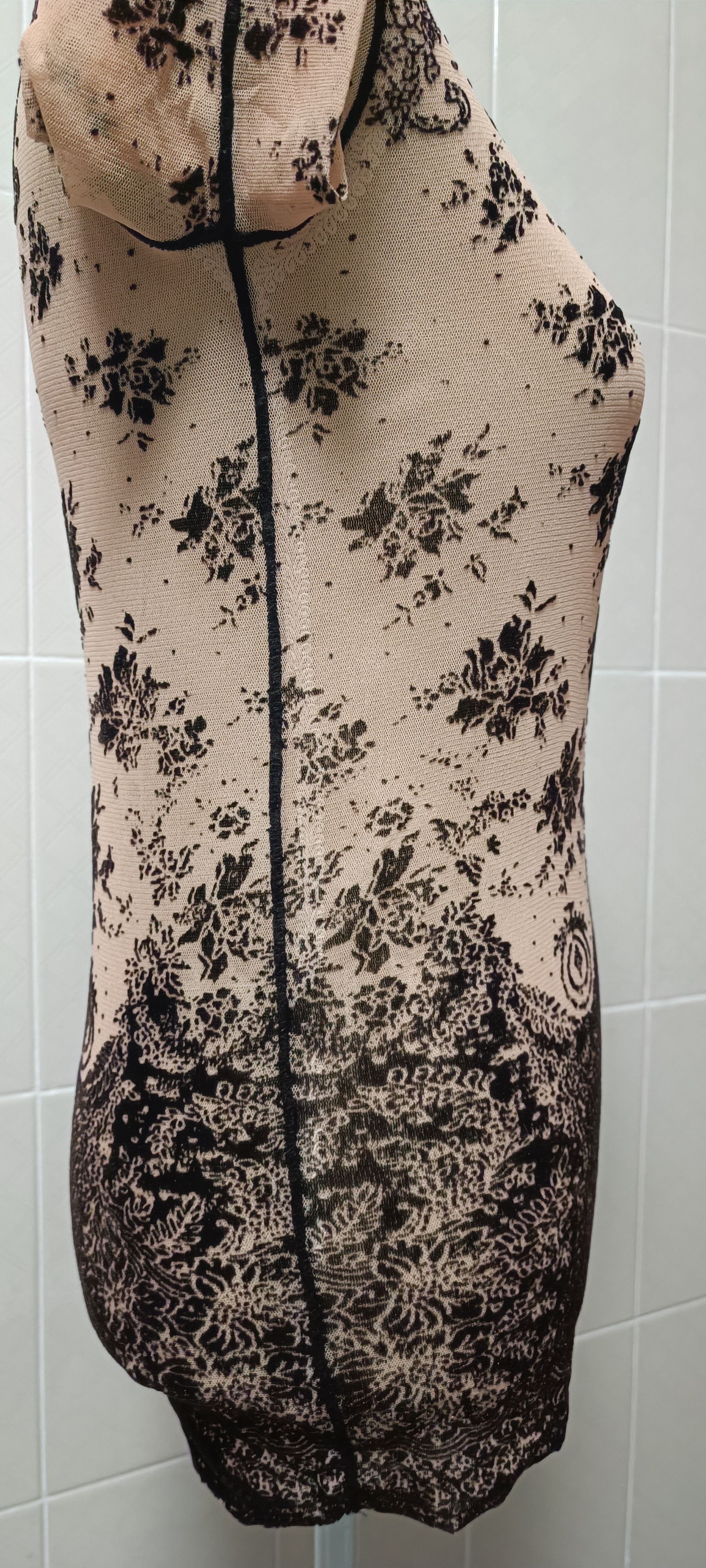 Jean Paul Gaultier Brand new - Nude top with dark brown velvet details Size M / US 6-8 / IT 42-44 - 18 Thumbnail