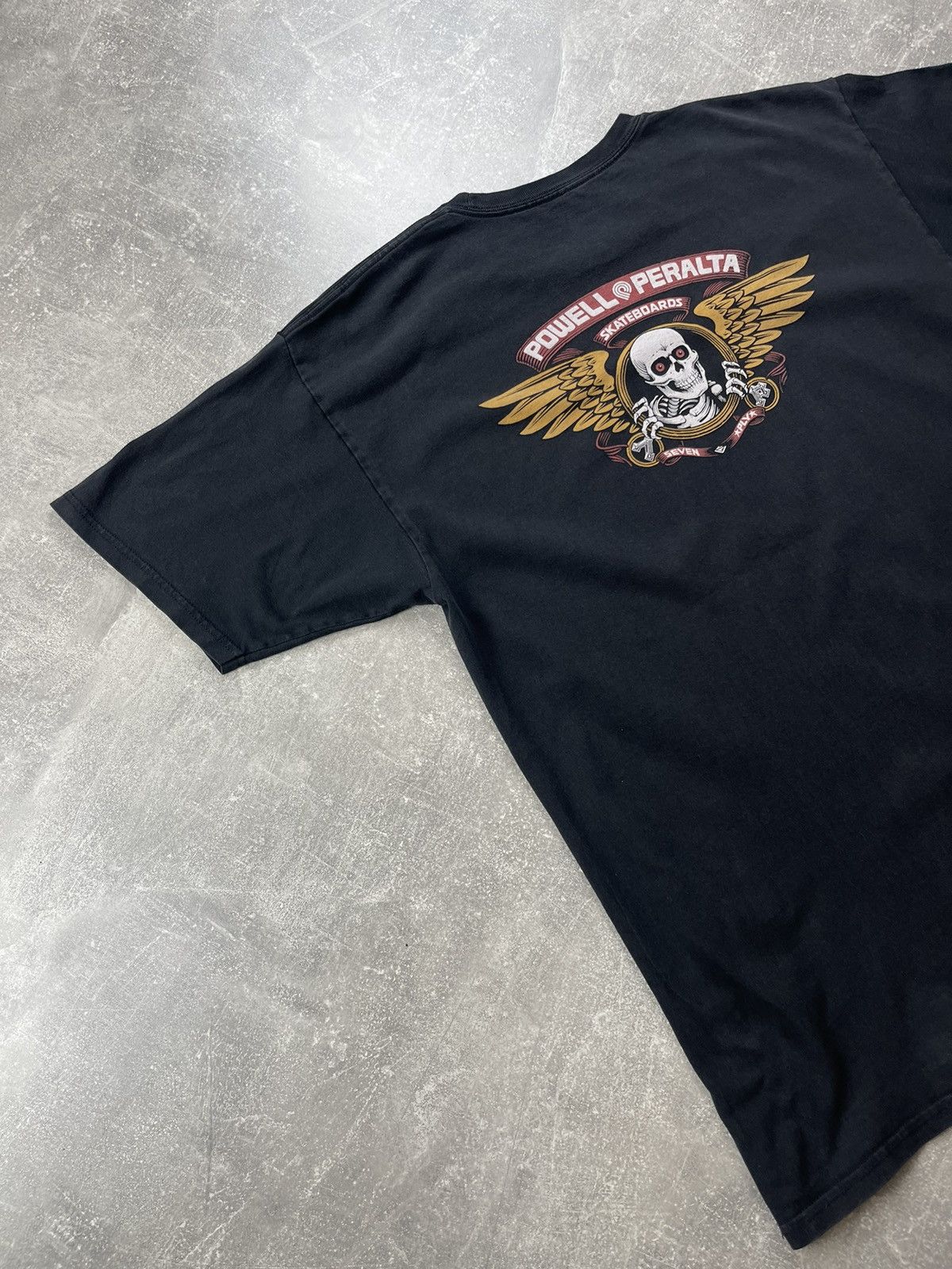 Powell Peralta × Vintage Powell Peralta Ripper Skull Wing Logo Skateboarding T-Shirt Size US L / EU 52-54 / 3 - 4 Thumbnail