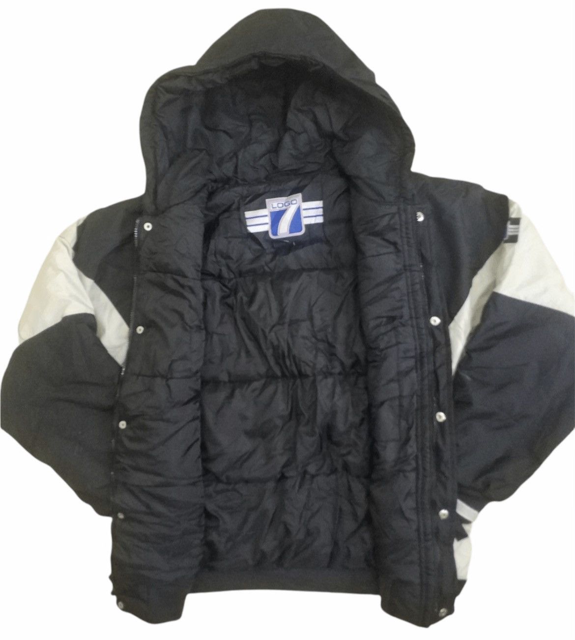 Logo 7 🔥Very Rare Raiders Logo 7 Puffer Hoodies Jacket Size US XXL / EU 58 / 5 - 5 Thumbnail