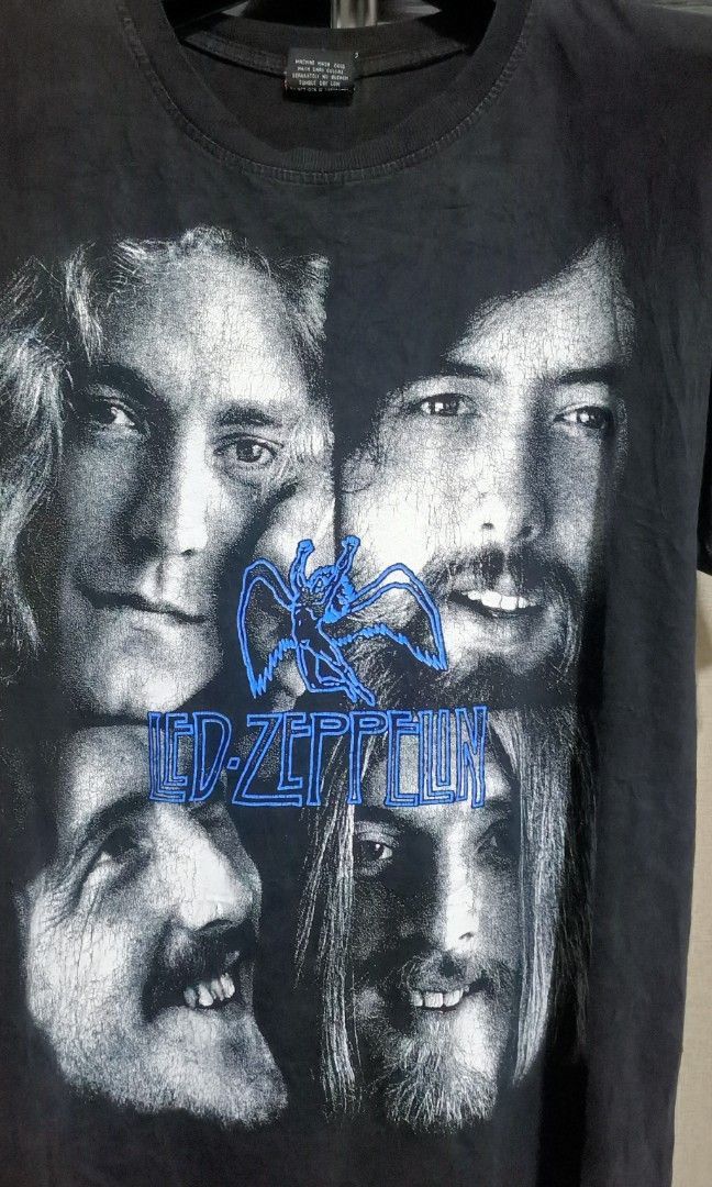 Led Zeppelin Vintage Led Zeppelin Double Sided Mirror Print Tee Size US M / EU 48-50 / 2 - 2 Thumbnail