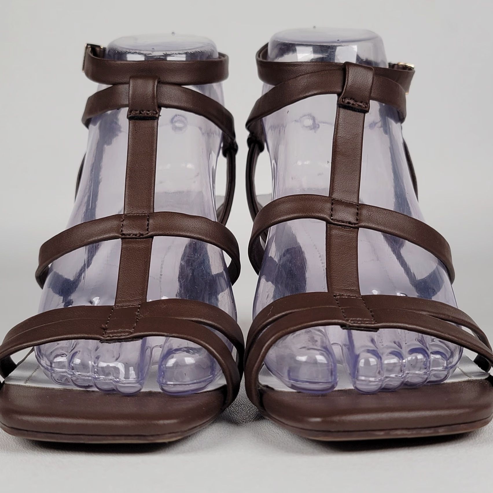 Franco Sarto Franco Sarto Laina Sandals Strappy Brown Block Heels Women's Size 7.5 M Size US 8 / IT 38 - 3 Thumbnail