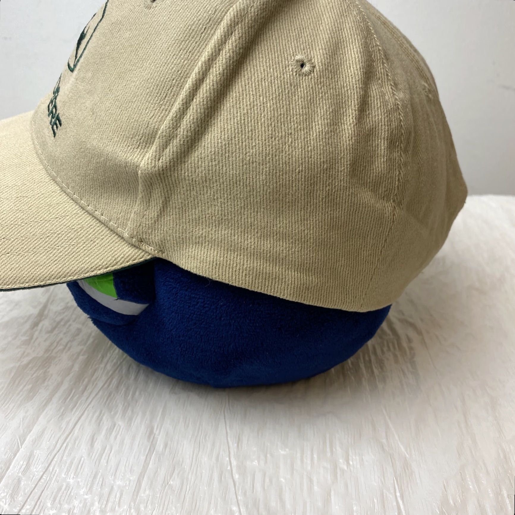 John Deere John Deere Hat Snapback Beige Adjustable Embroidered Tractor Mens / H-68 Size ONE SIZE - 3 Thumbnail
