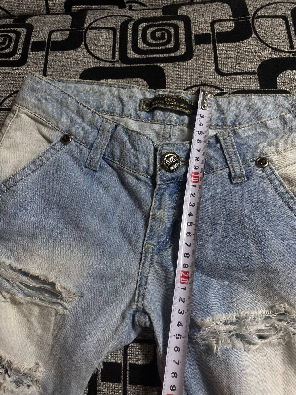 Japanese Brand Crazy Crash Dirty Baggy Faded Jean Japan Avant Garde Style Size US 28 / EU 44 - 6 Thumbnail