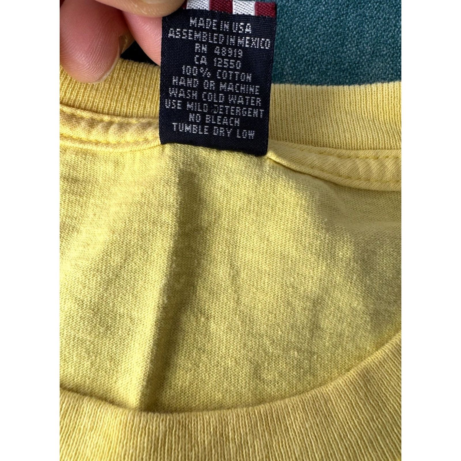 Phat Farm VINTAGE Phat Farm Graphic Print Yellow Shirt Mens XL VTG Y2K Streetwear Size US XL / EU 56 / 4 - 4 Thumbnail