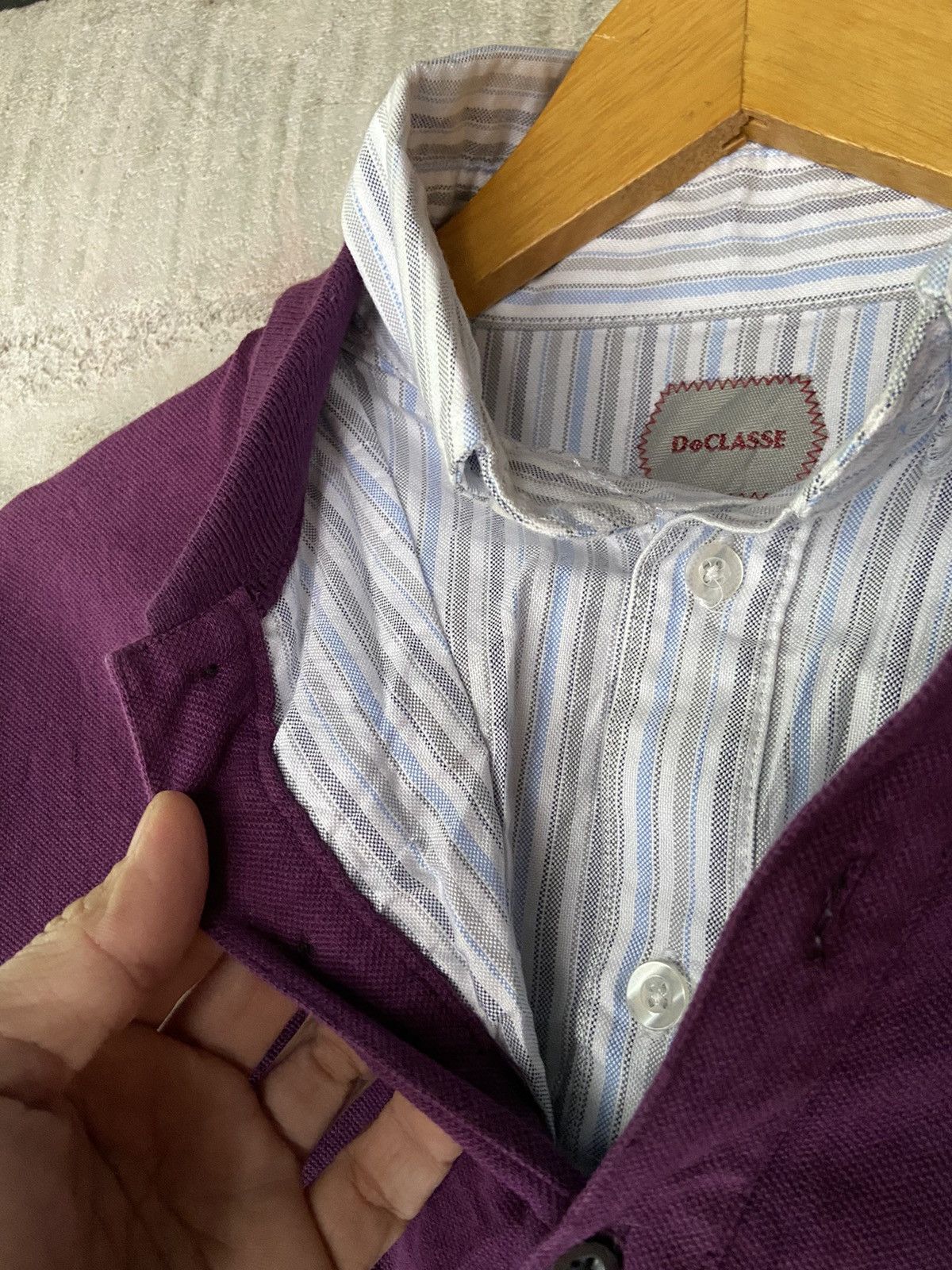 Beauty Beast × Hysteric Glamour × Japanese Brand DOUBLE LAYER DOCLASSE CASUAL BUTTON SHIRT LONG SLEEVE Size US S / EU 44-46 / 1 - 6 Thumbnail