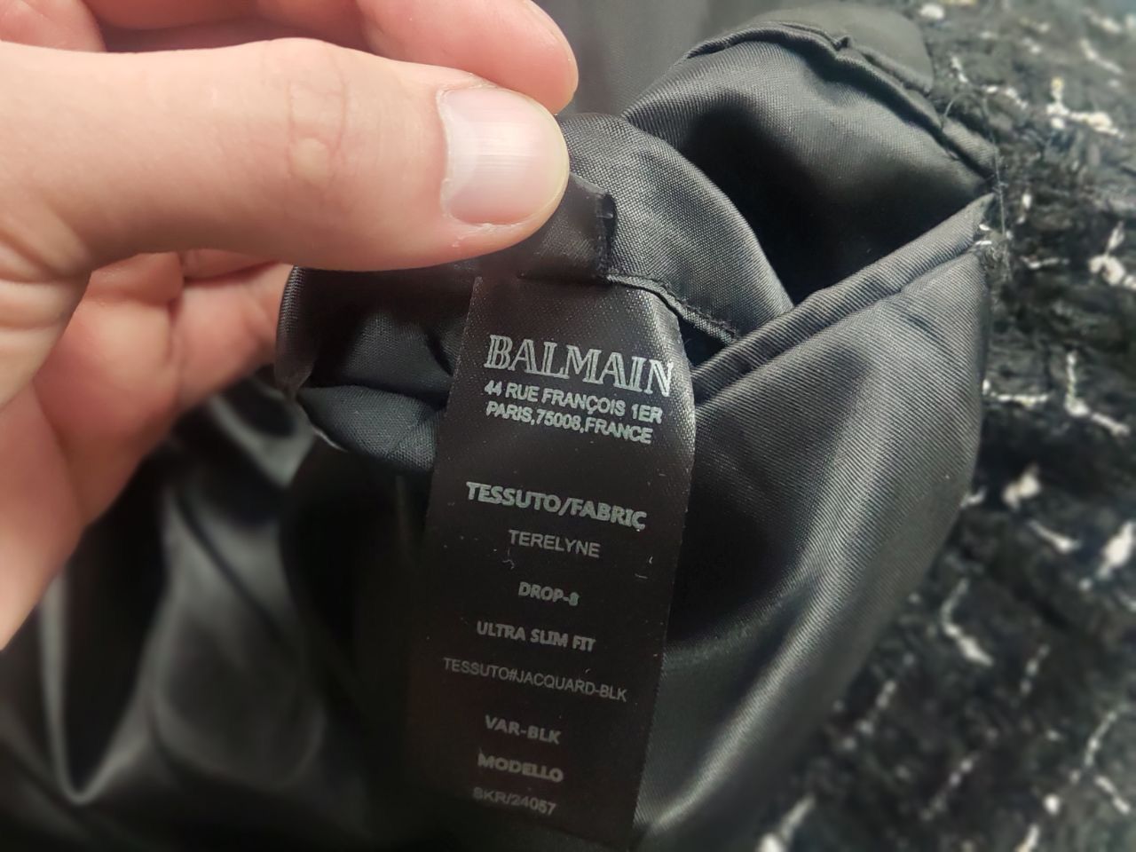 Balmain Balmain Paris Authentic Double Breasted tweed blazer Jacket Size M / US 6-8 / IT 42-44 - 16 Thumbnail