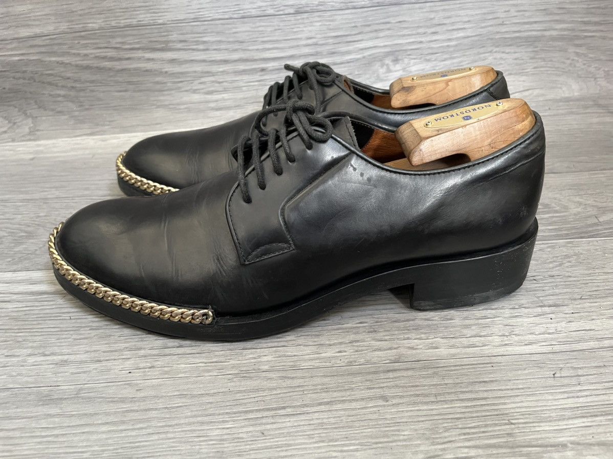 Raf Simons Raf simons Fw 12Chain trimmed derby shoes sz 42 Size US 9 / EU 42 - 6 Thumbnail