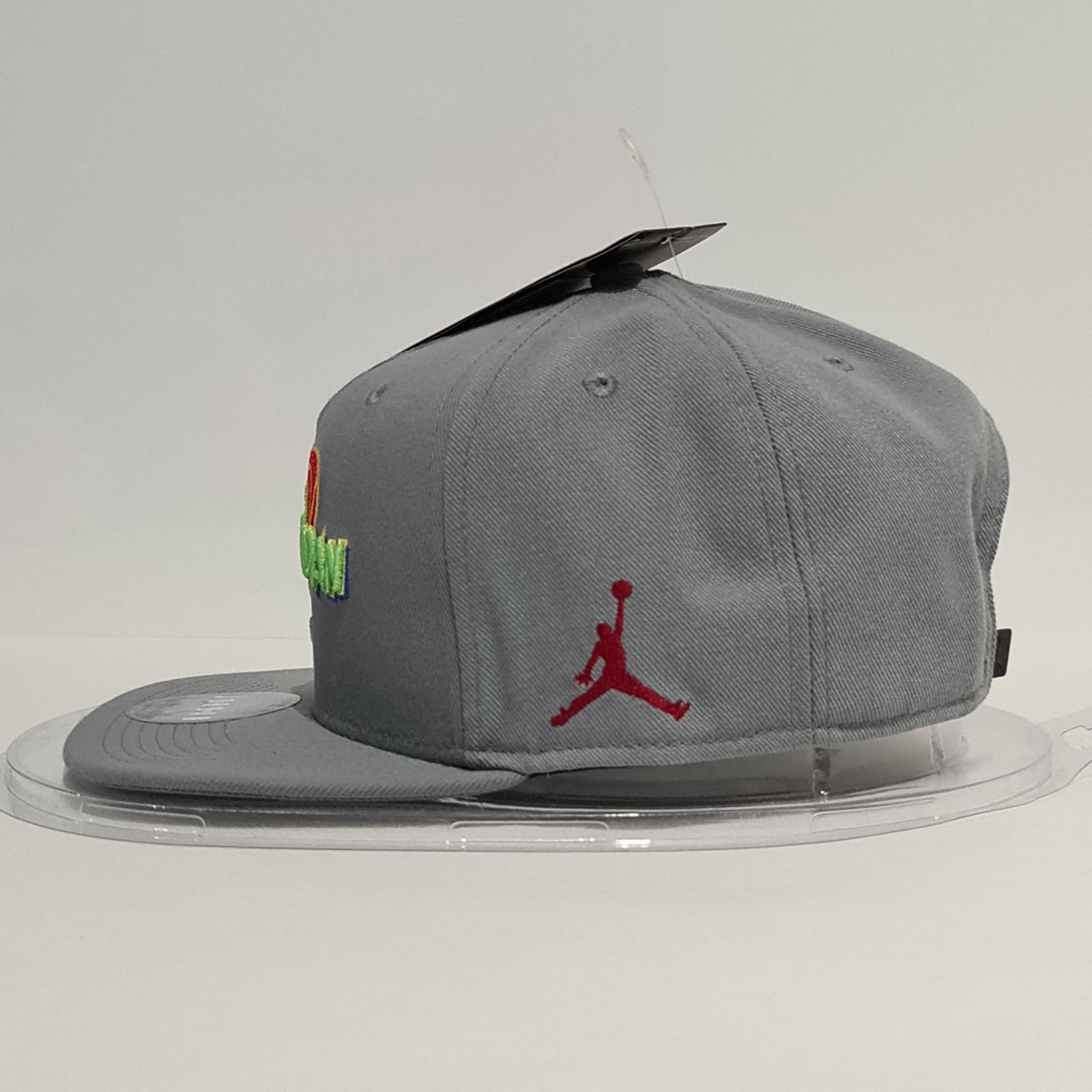 Jordan Brand Jordan Cap Snapback 'Air Jordan Space Jam' Grey Size ONE SIZE - 3 Thumbnail