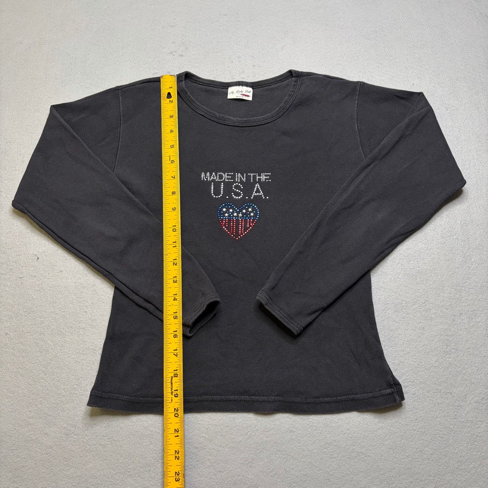 Other Y2K Made In The USA Rhinestone Long Sleeve Shirt Medium Size M / US 6-8 / IT 42-44 - 5 Thumbnail