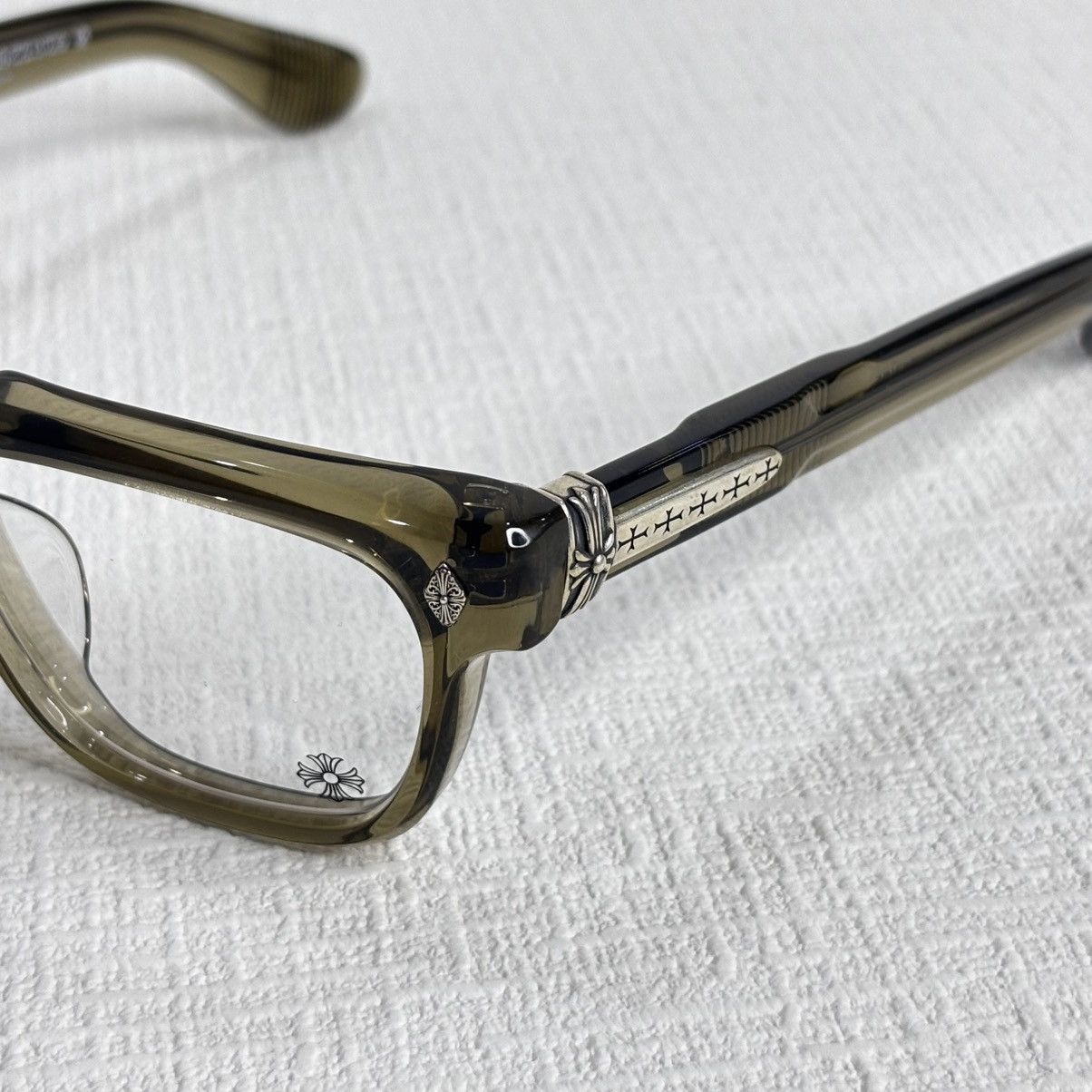 Chrome Hearts CHROME HEARTS PEN 15 ARMY EYEGLASSES Size ONE SIZE - 3 Thumbnail