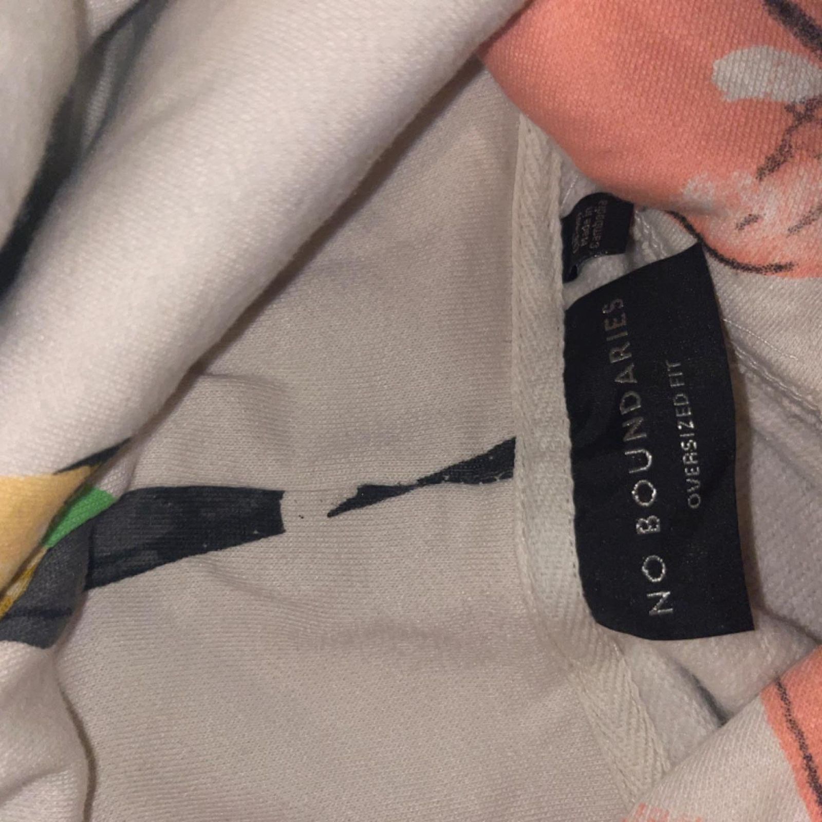 No Fear Cartoon no boundaries all over print hoodie Size US M / EU 48-50 / 2 - 2 Thumbnail