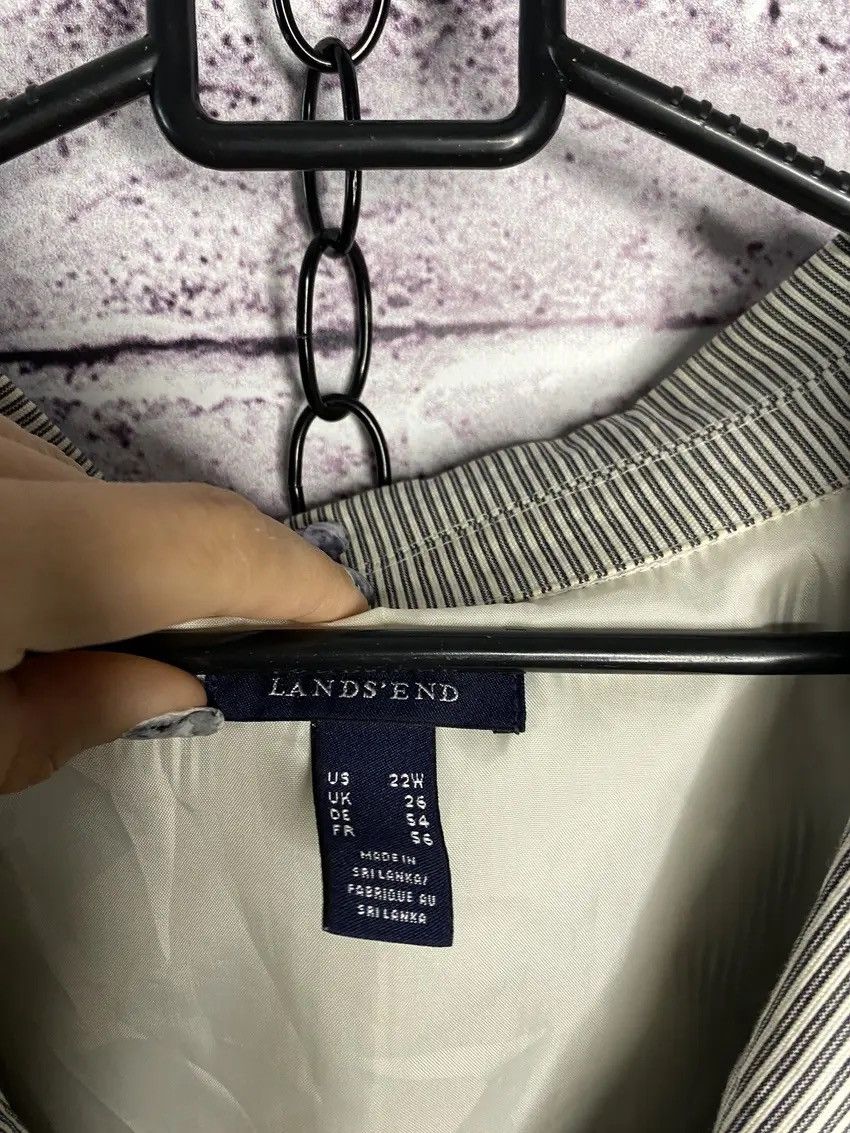 Lands' End Lands End Patterned Wool Blazer Sport Jacket with Patches Size M / US 6-8 / IT 42-44 - 6 Thumbnail