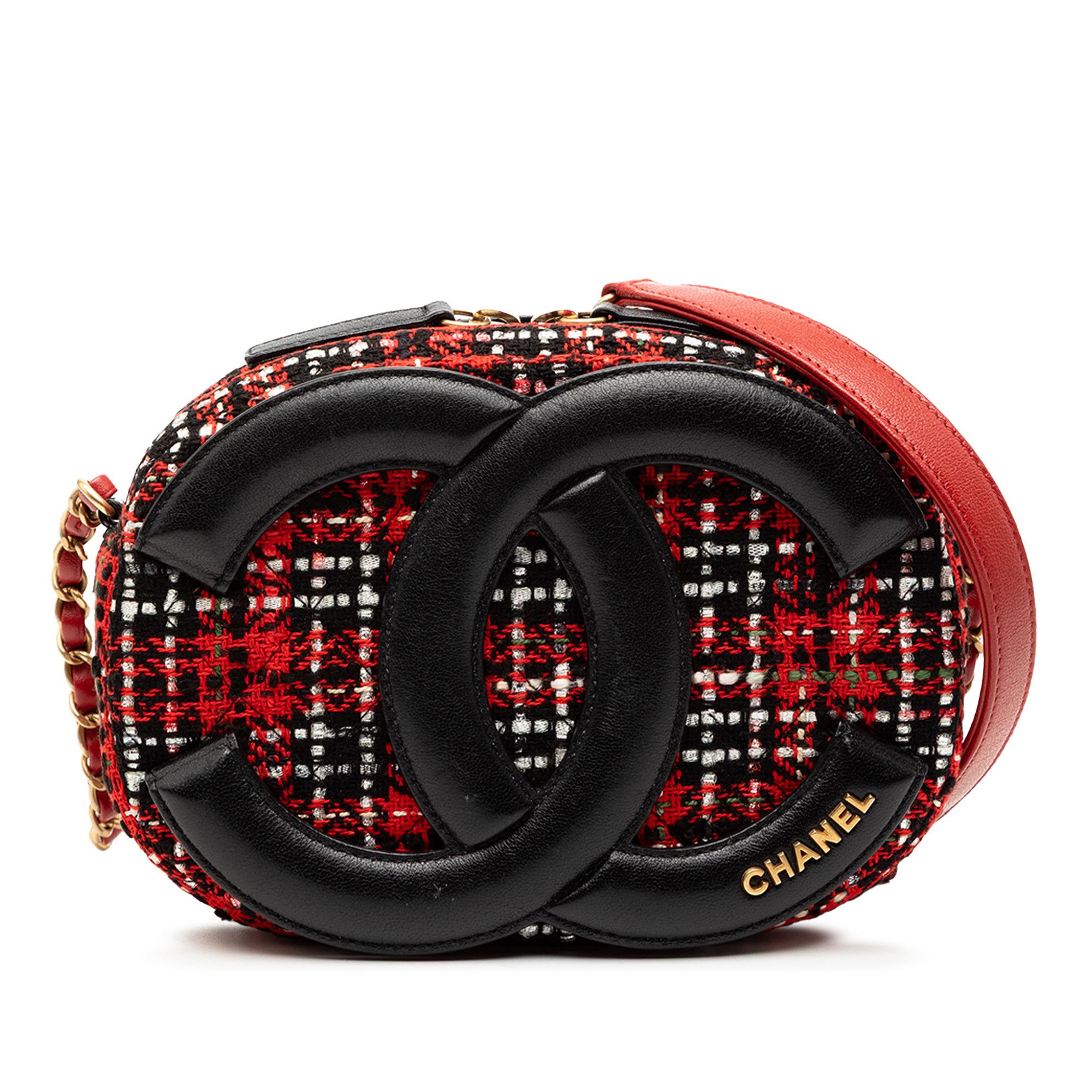 Chanel Chanel Tweed and Lambskin Coco Midnight Camera Bag Size ONE SIZE - 1 Thumbnail