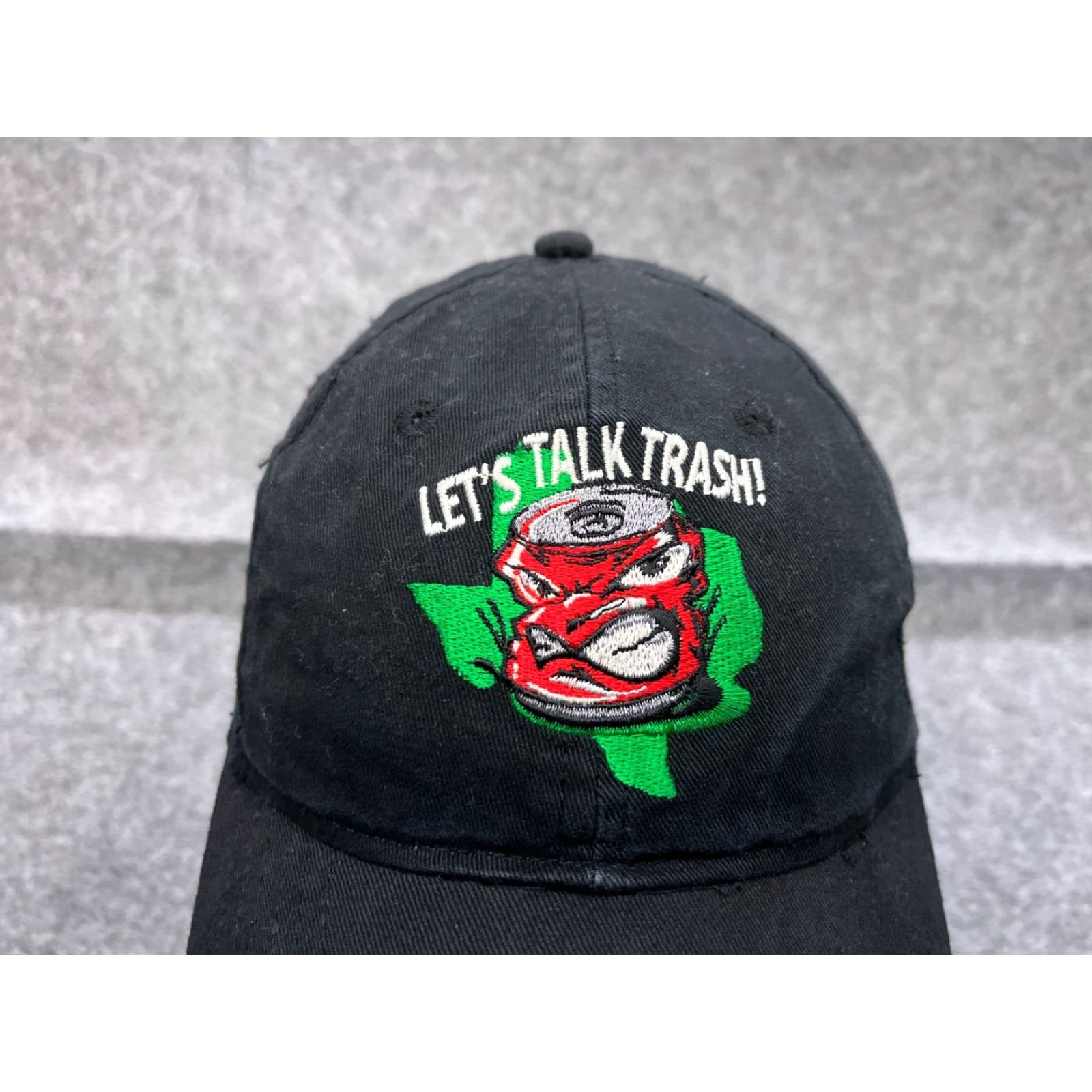 Vintage Headshot Hat Cap Adjustable One Size Black Polyester Blend - Classic Baseball Cap - Unisex Adults - Outdoor Logo - Casual Wear Size ONE SIZE - 2 Thumbnail