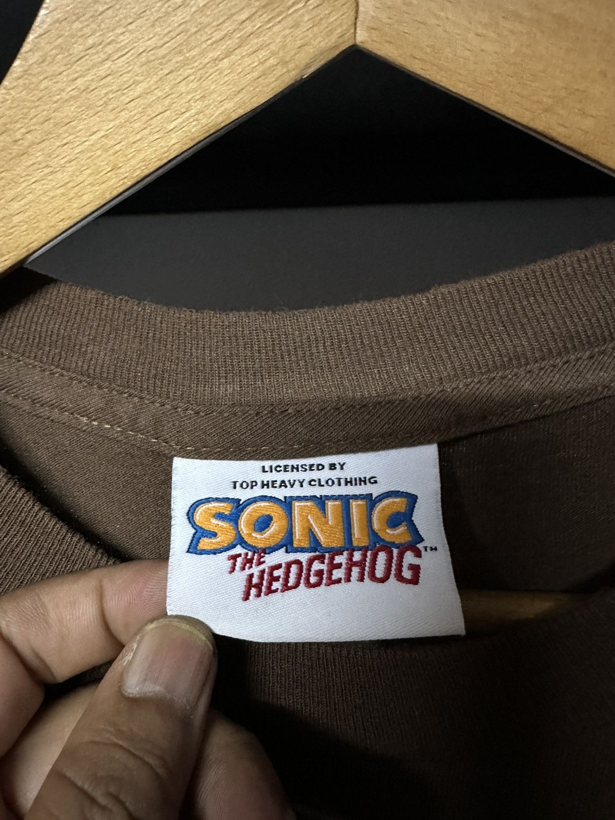 Optic Gaming × Vintage Vintage Sonic The Hedgehog Brown Tee Size US XL / EU 56 / 4 - 3 Thumbnail