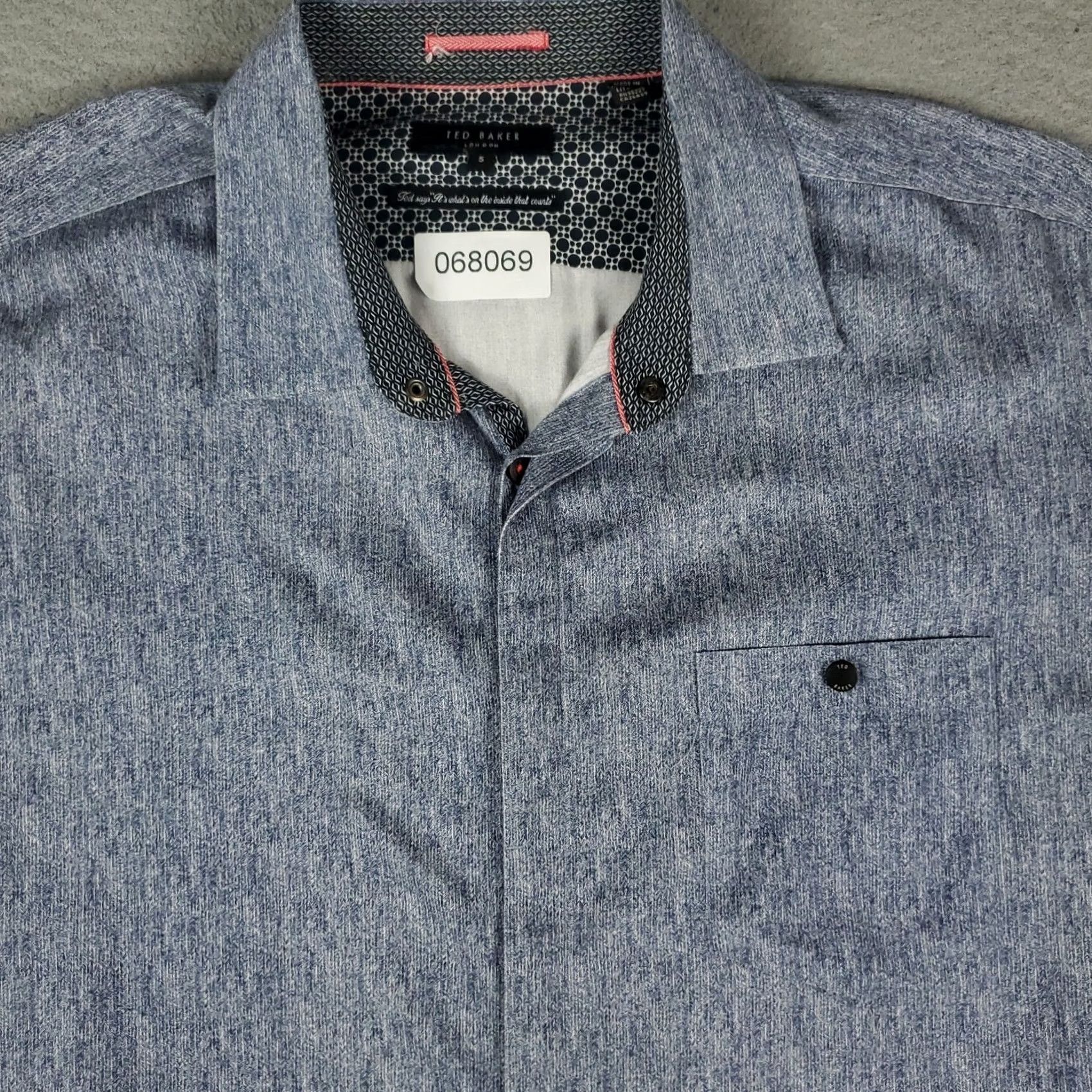 Ted Baker Ted Baker London Shirt Mens 2XL Blue Button-Up Long Sleeve Casual Formal Workwear Modern Classic Preppy Size US XXL / EU 58 / 5 - 2 Thumbnail