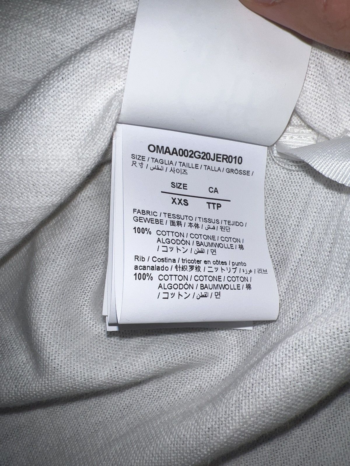 Off-White Off White Orange Velvet Box Logo T - shirt Size US XXS / EU 40 - 6 Thumbnail