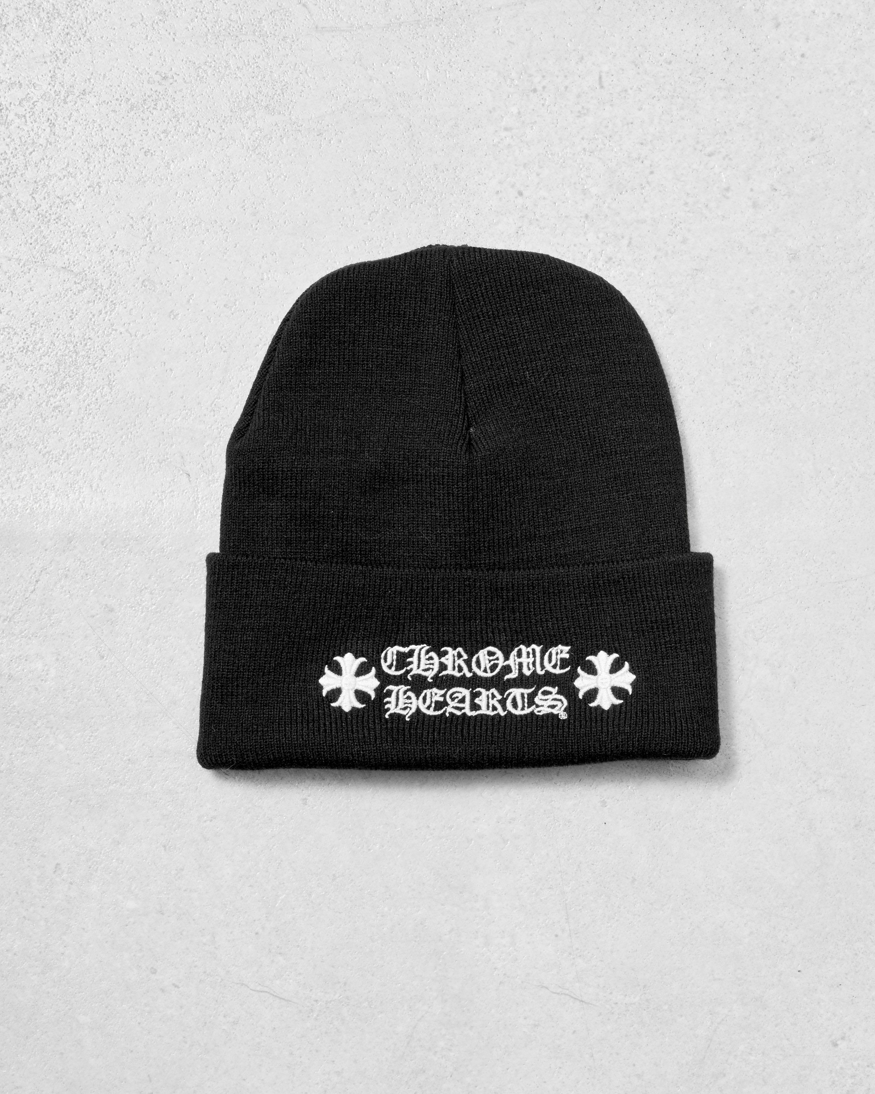 Chrome Hearts CHROME HEARTS Beanie BLACK Size ONE SIZE - 1 Thumbnail