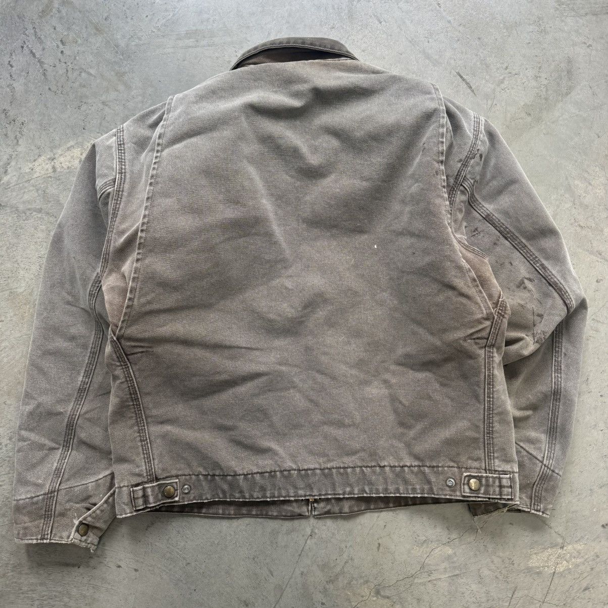Carhartt Vintage Faded Carhartt Blanket Lined J97 CHT Detroit Jacket Size US L / EU 52-54 / 3 - 8 Thumbnail