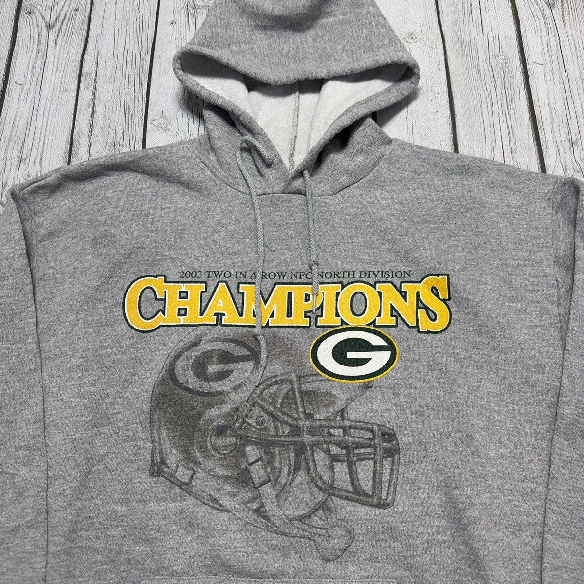 NFL × Vintage Vintage Green Bay Packers hoodie Size US L / EU 52-54 / 3 - 3 Thumbnail