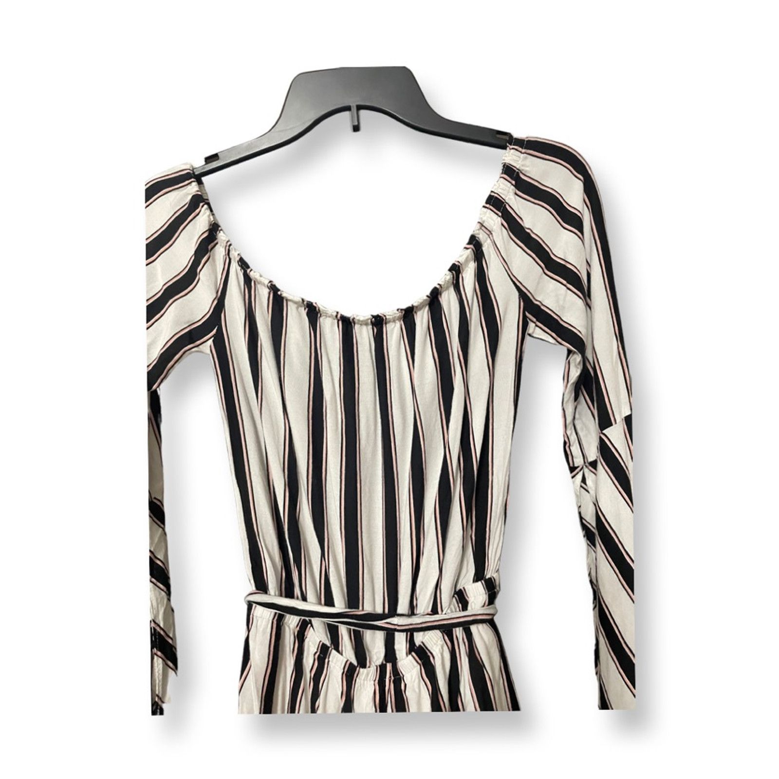 Other Lumiere Lined Romper Long Sleeve Striped White/Multicolor S Size 27" / US 4 / IT 40 - 5 Thumbnail