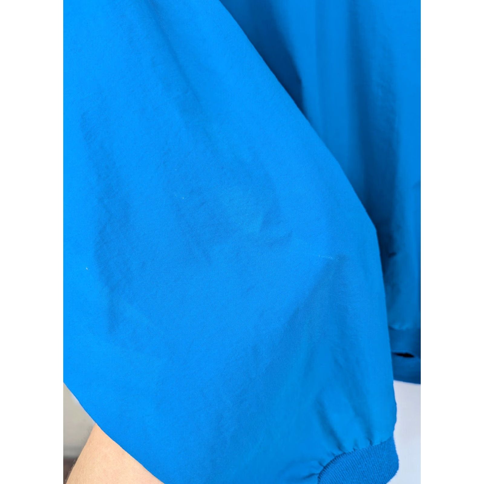 Izod VINTAGE IZOD Jacket Men L Blue Windbreaker Golf Pullover V-Neck Nylon Size US L / EU 52-54 / 3 - 3 Thumbnail