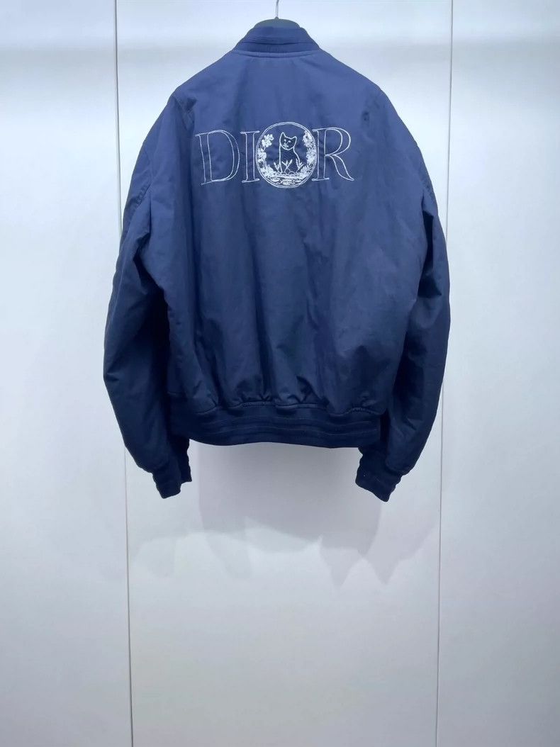 Dior Dior 25 new dark blue flying zipper jacket 2504-Nextarrow Size US M / EU 48-50 / 2 - 2 Thumbnail