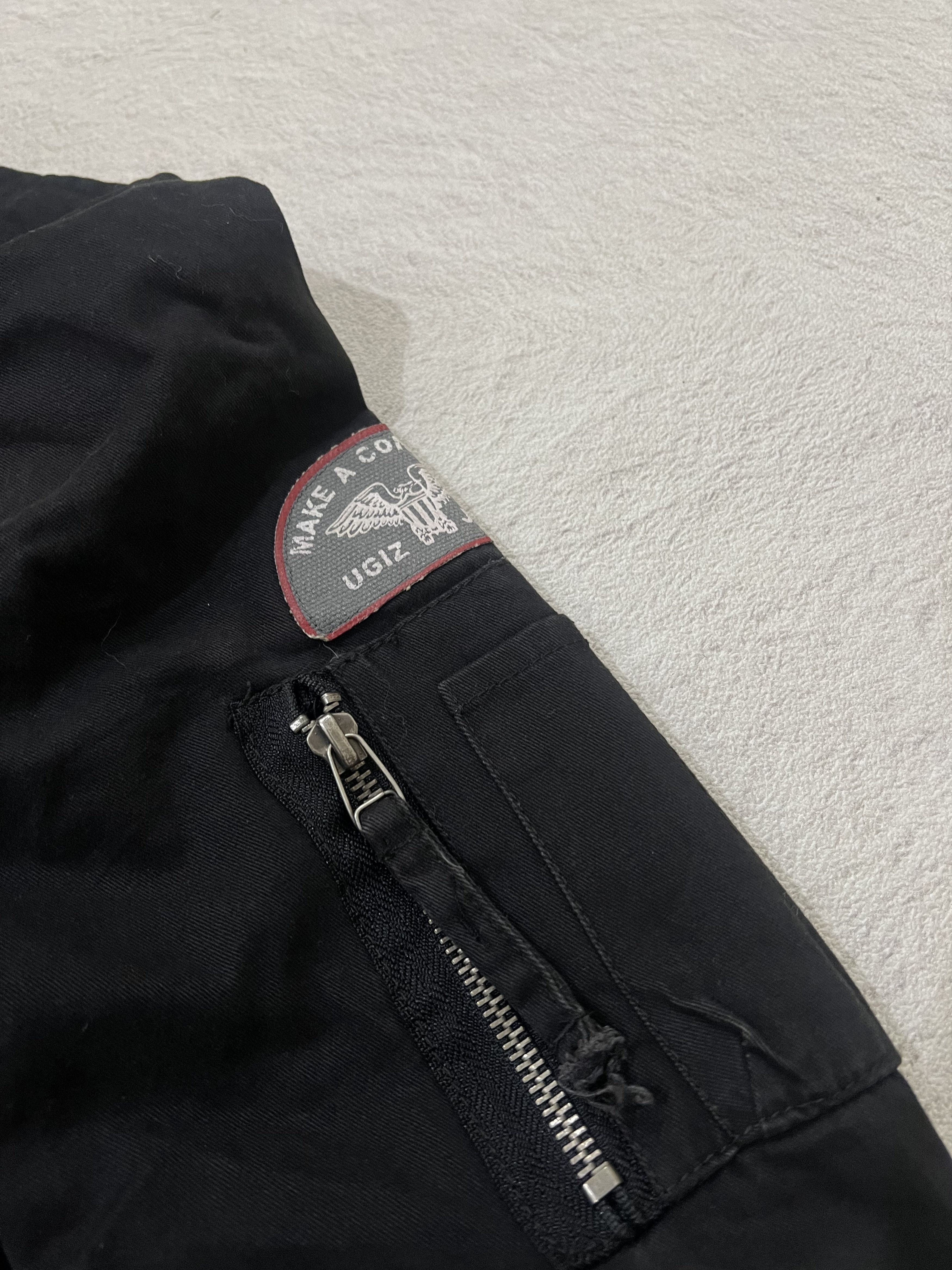 Japanese Brand 2000s Ugiz Hysteric Fur Work Biker y2k Lgb Ifsixwasnine Size US M / EU 48-50 / 2 - 7 Thumbnail