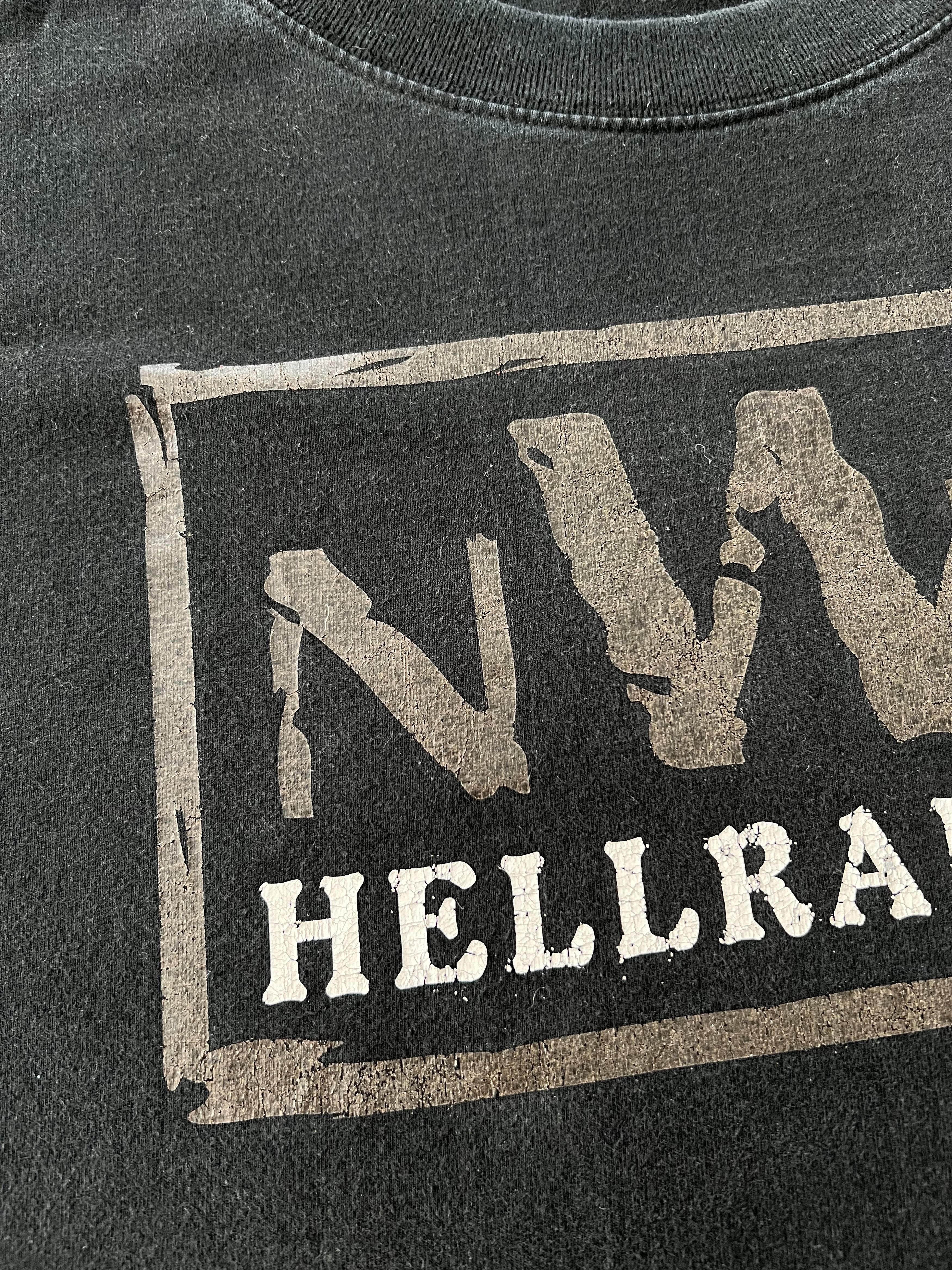 WWE Vintage NWO Hellraiders New World Order Wolf WWE T-shirt Size US XL / EU 56 / 4 - 4 Thumbnail