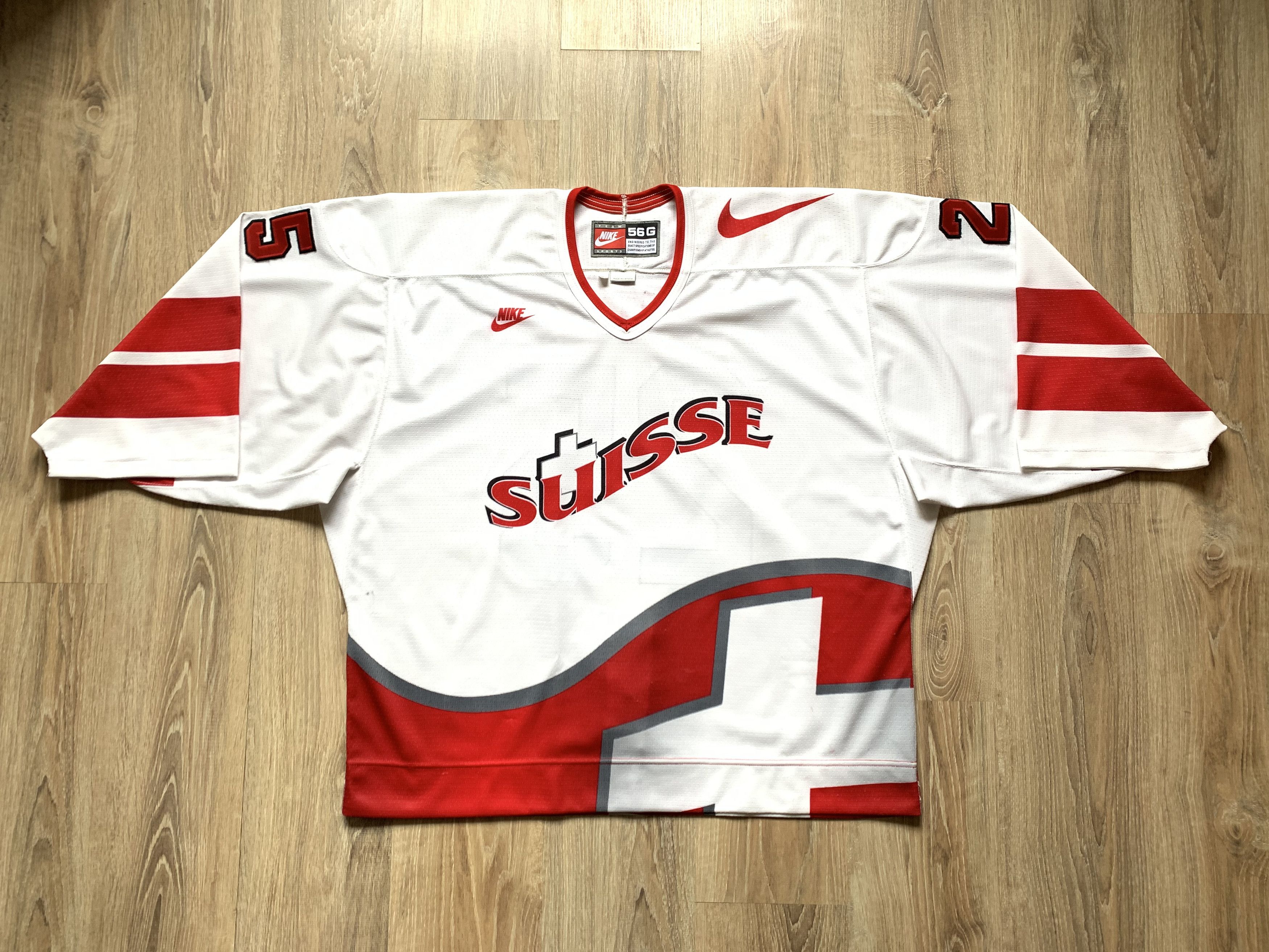 NHL × Nike × Vintage Switzerland Nike Authentic Hockey Jersey Sauter #25 Size US XL / EU 56 / 4 - 1 Thumbnail