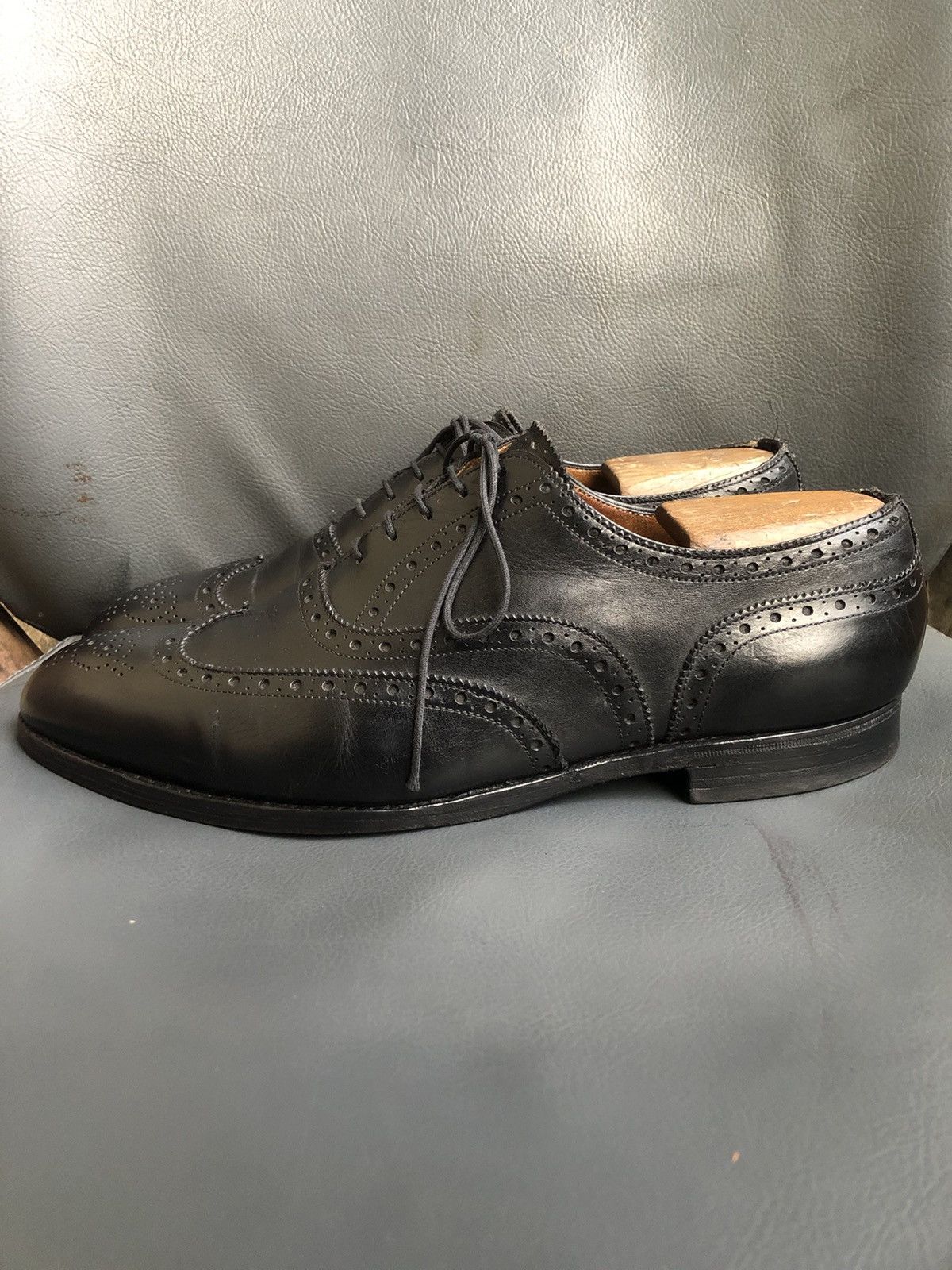 Edward Green Edward Green Black Leather Men’s Dress shoes size 8.5 E Size US 8.5 / EU 41-42 - 4 Thumbnail