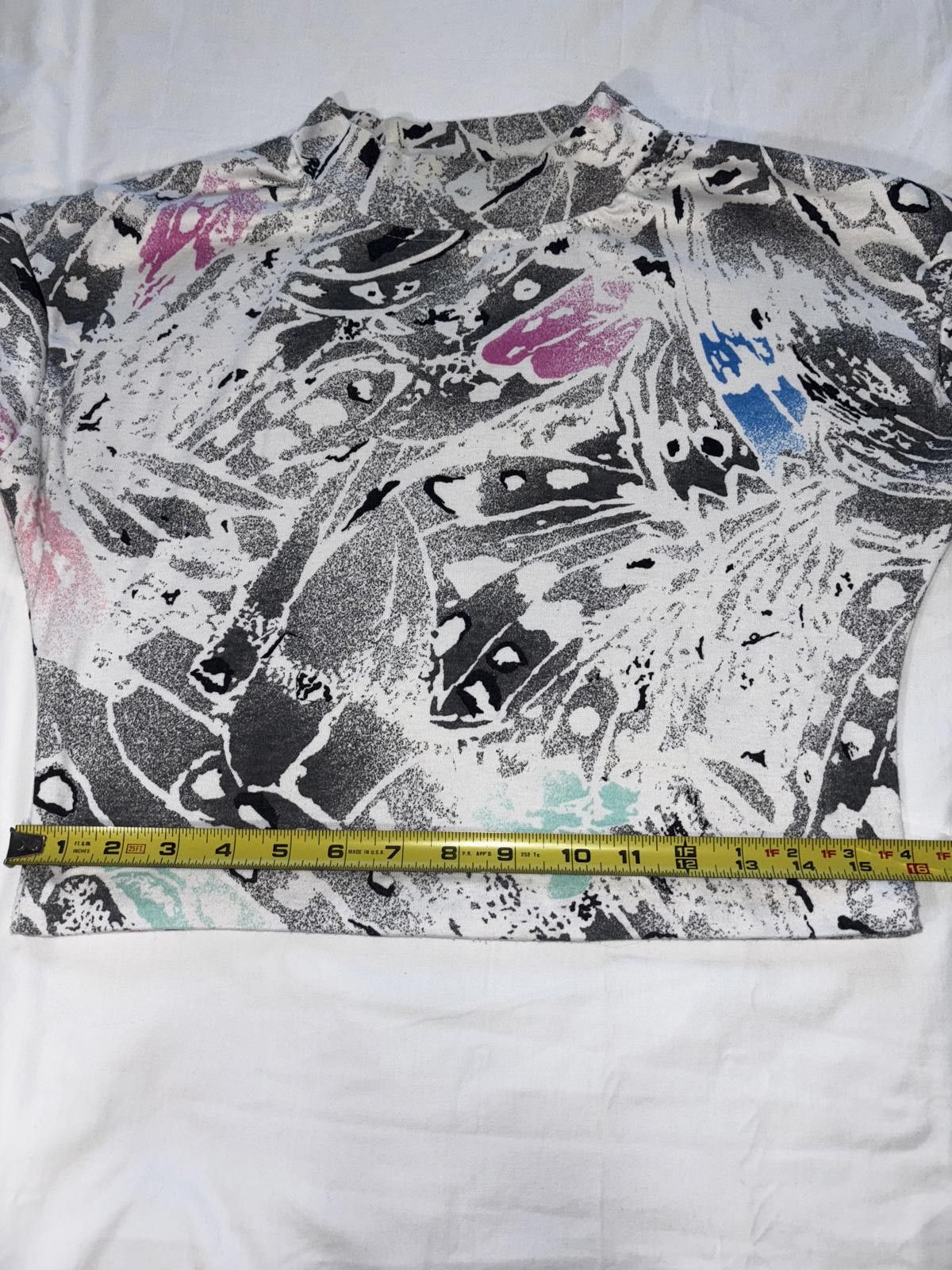 Soffe Soffe Vintage Butterfly Print Cropped Top Size M / US 6-8 / IT 42-44 - 4 Thumbnail