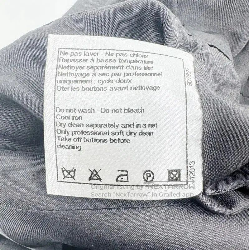 Chanel Chanel Gray Cotton Skirt for Women . Size 35" - 4 Thumbnail